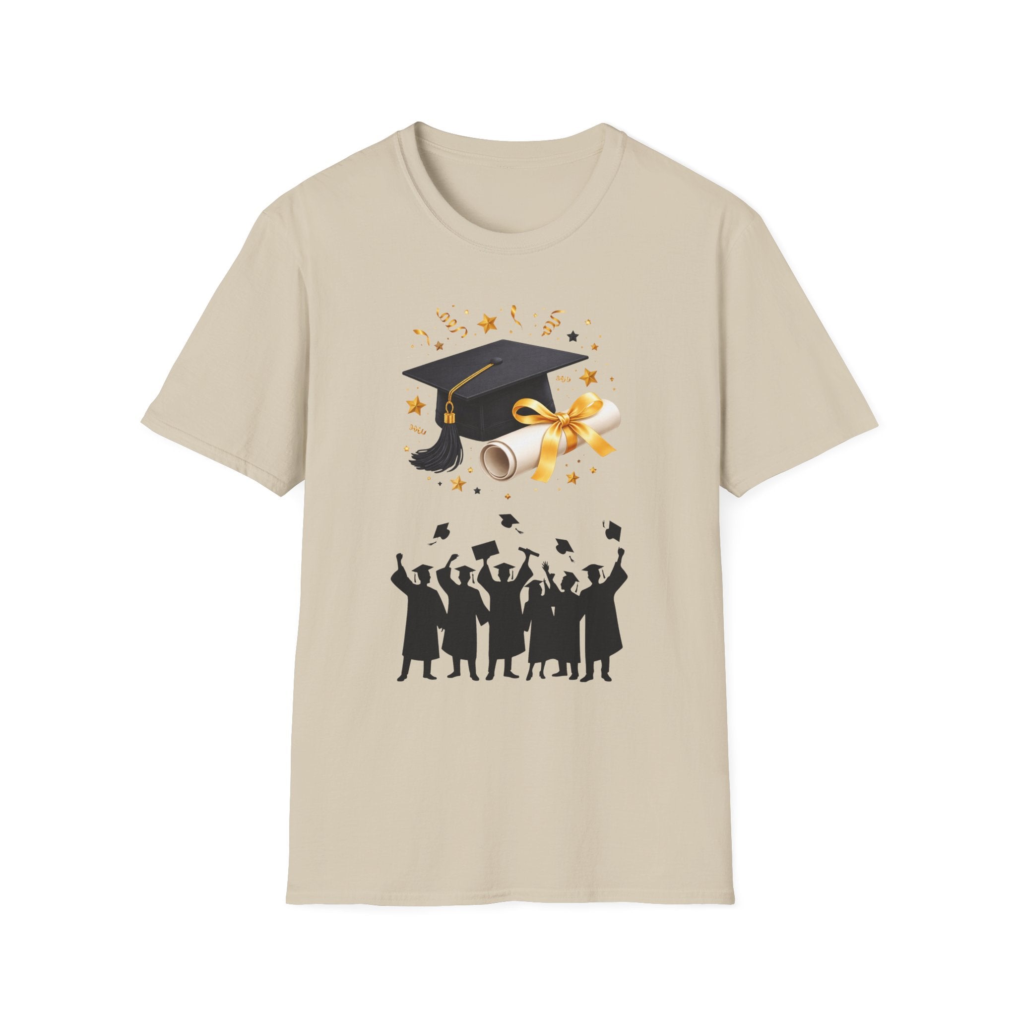 Graduation Cap & Diploma T-Shirt — Class of Celebration Tee