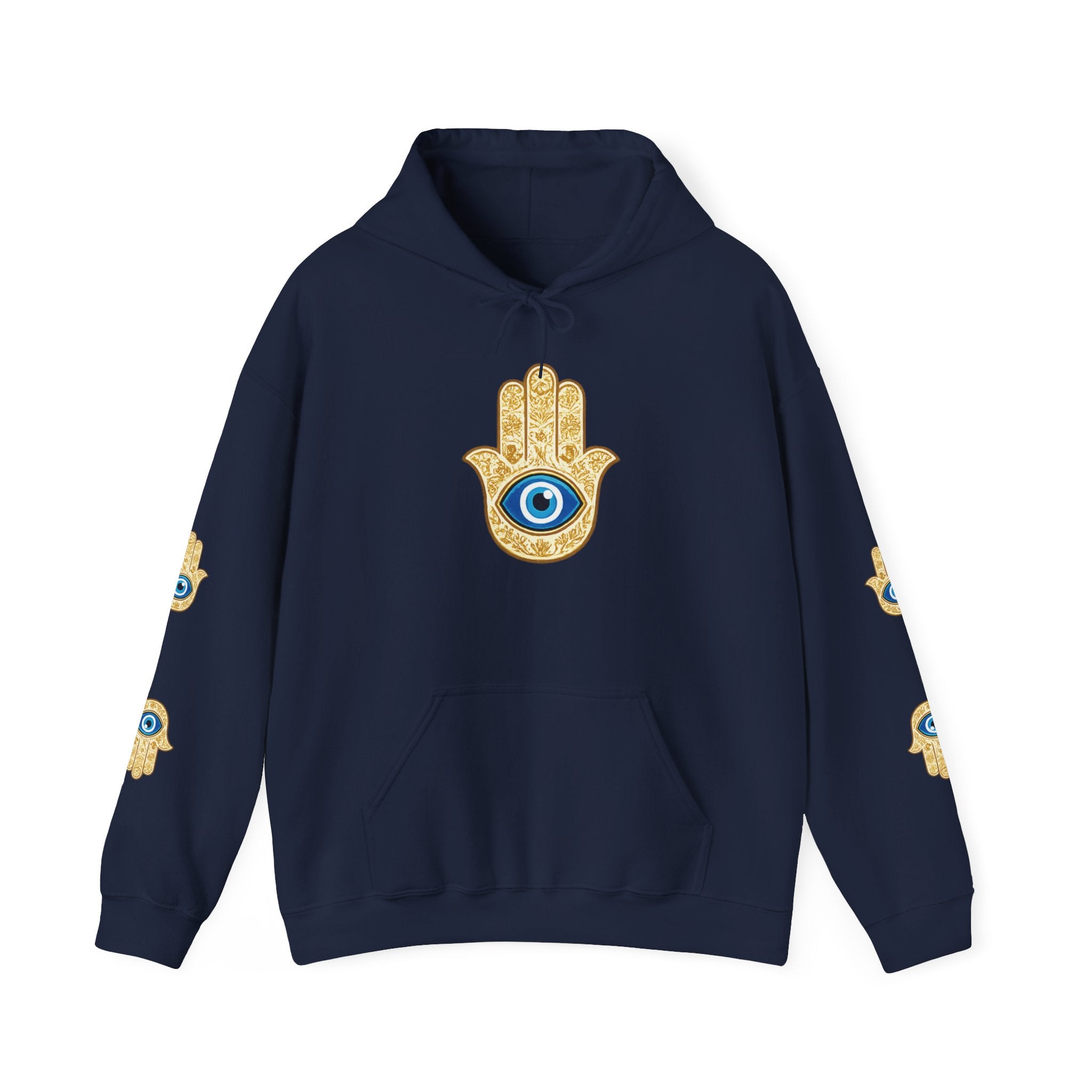 Hamsa Eye Hoodie - Protective Evil Eye Graphic Sweatshirt