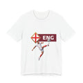 England Soccer Tee — ENG Football Fan Shirt with St George Flags