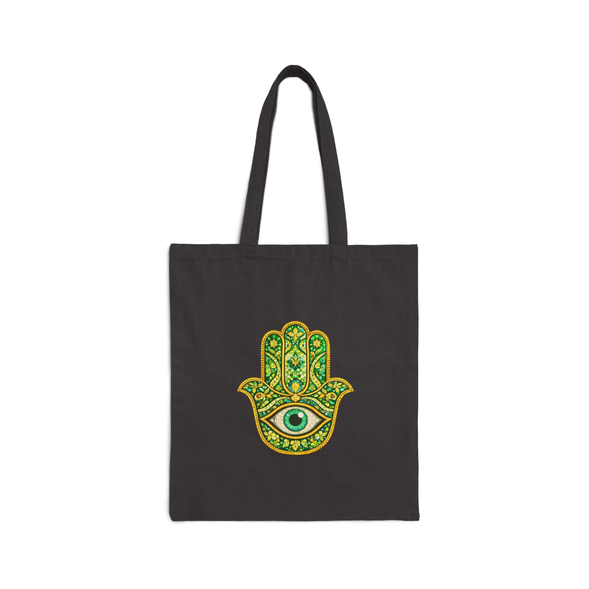 Evil Eye Crescent Tote Bag