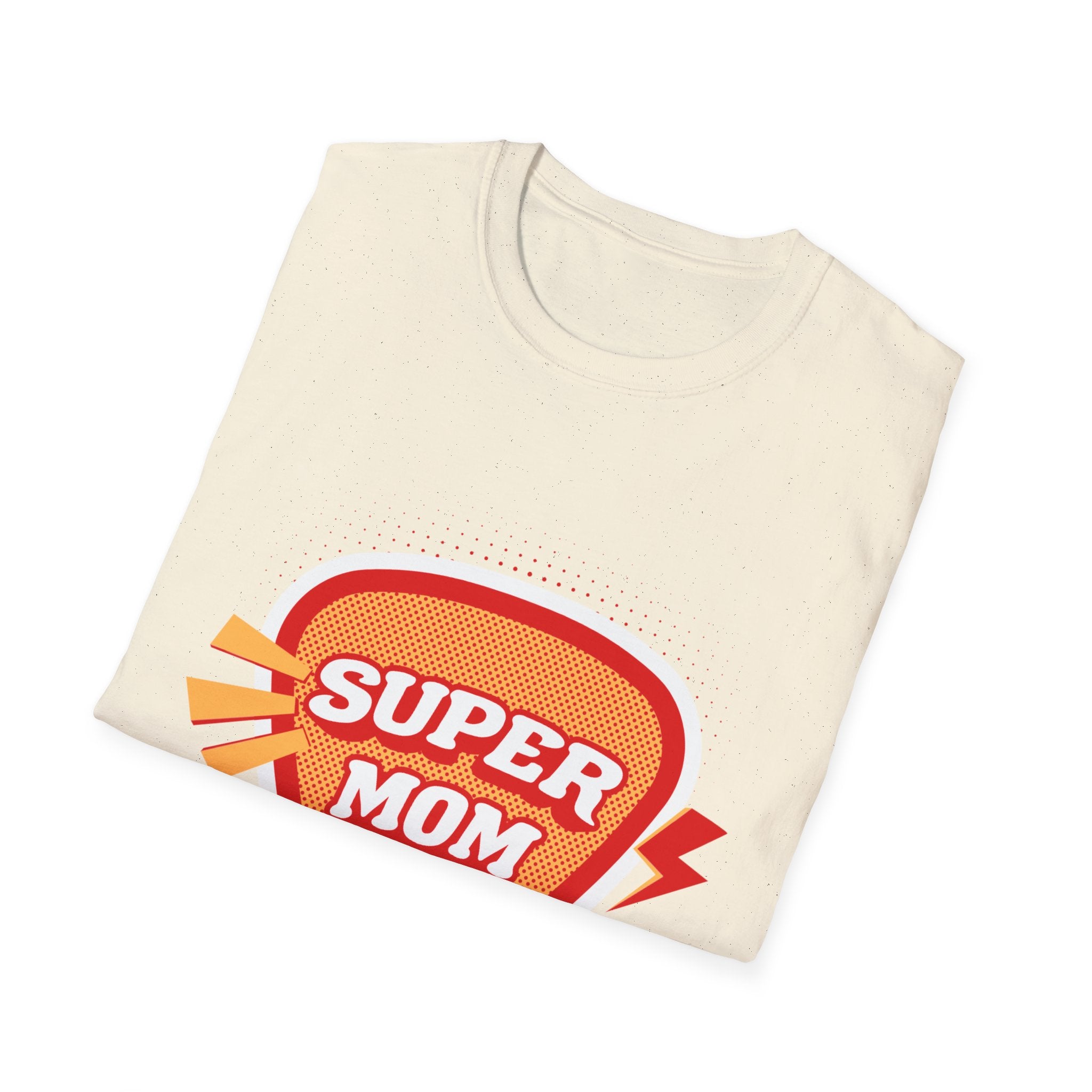 Super Mom T-Shirt — Retro Comic Boom Wow Mother's Day Tee