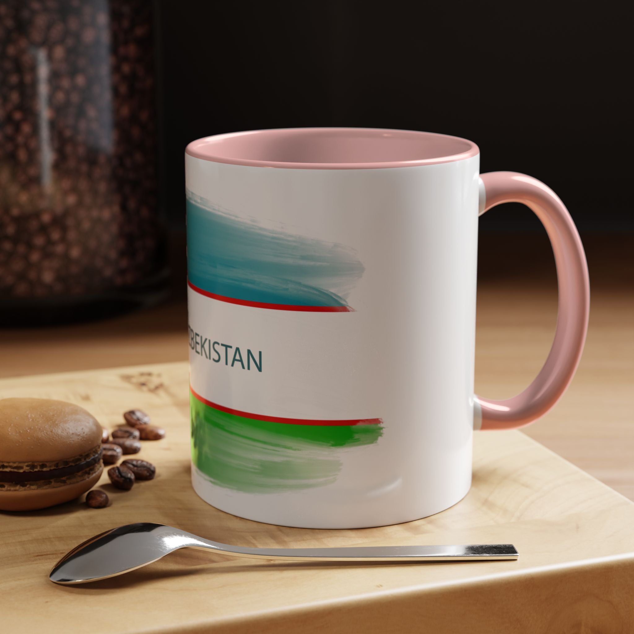 Uzbekistan Accent Coffee Mug (11, 15oz)