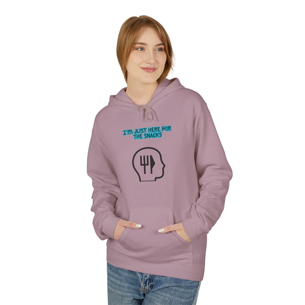 I’m Just Here for the Snacks Unisex Midweight Softstyle Fleece Hoodie