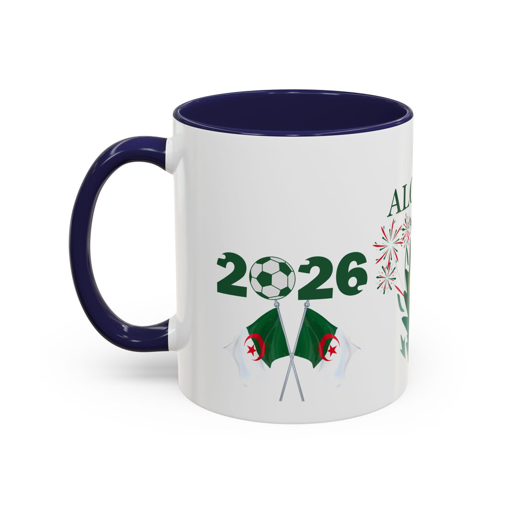 Algeria 2026 Cup Coffee Mug - Soccer Fan Accent Mug