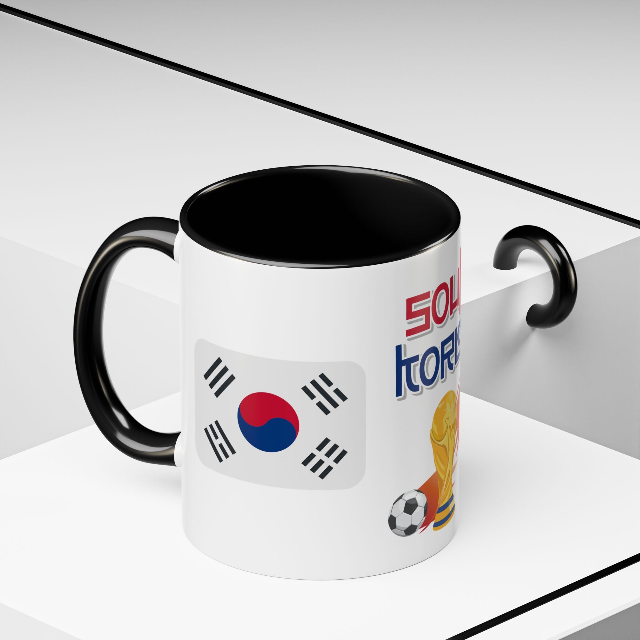 South Korea Accent Coffee Mug (11, 15oz)