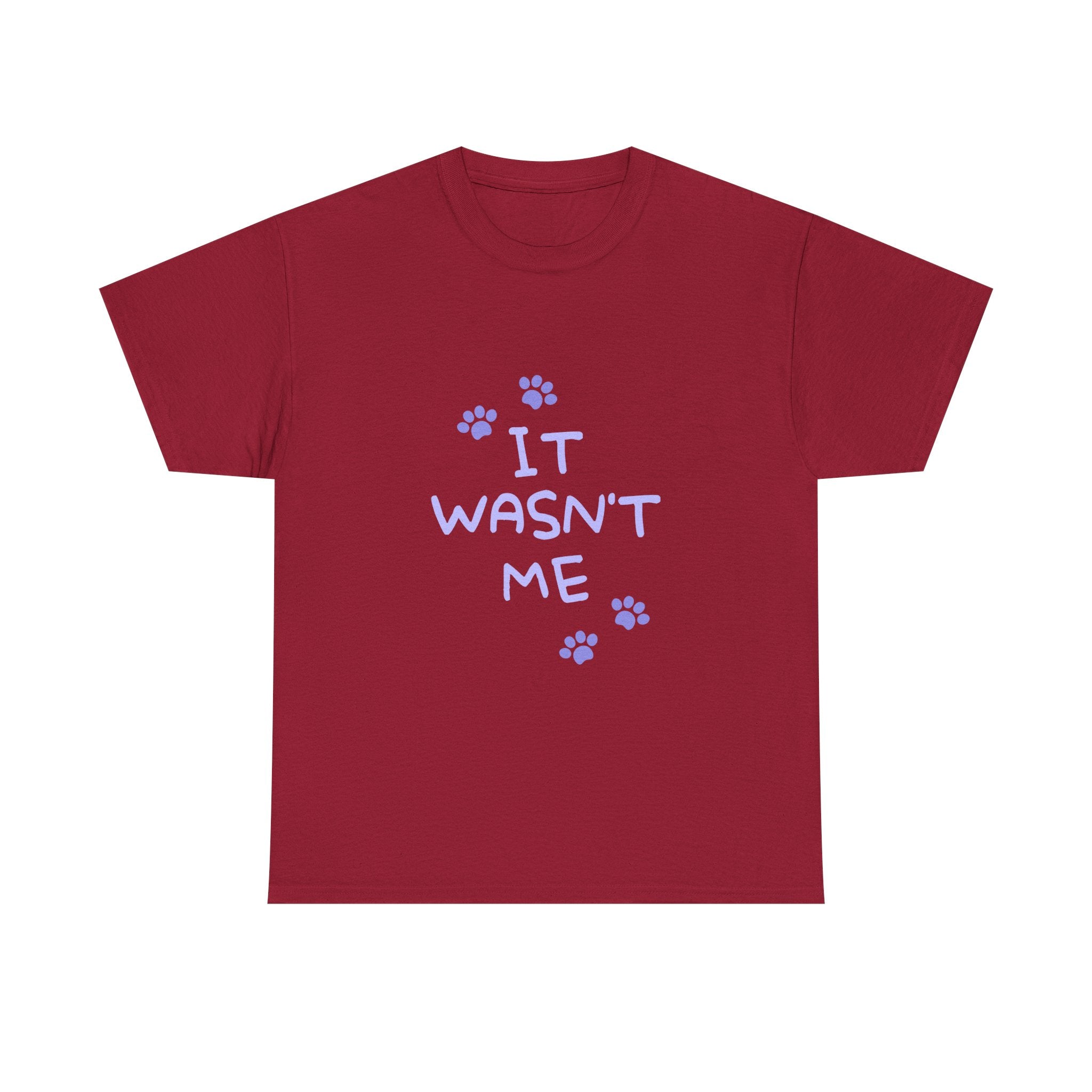 Cat Paw Tee — "It Wasn't Me" Funny Cat T‑Shirt