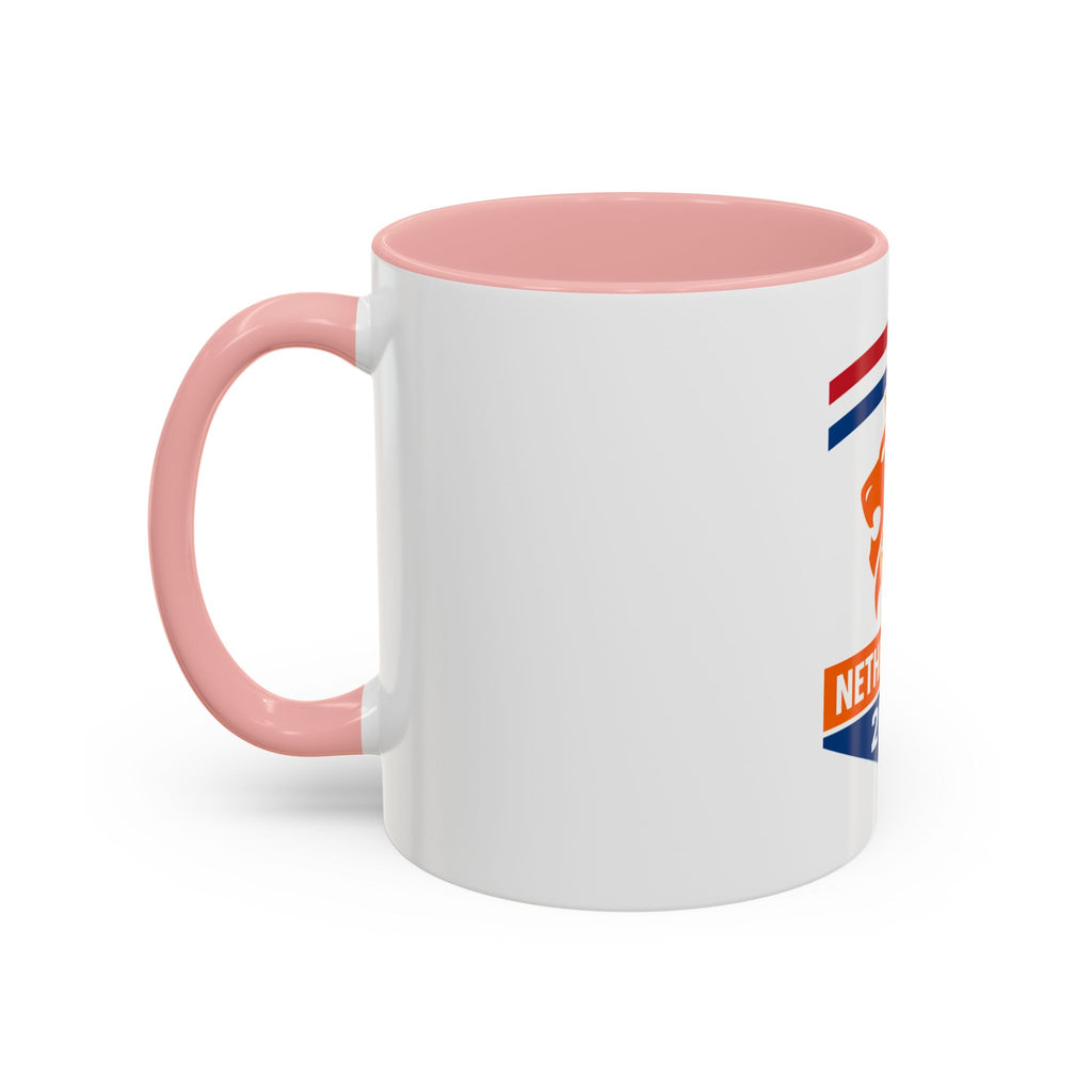 Netherlands 2026 Lion Crest Coffee Mug — Dutch Soccer Fan Gift