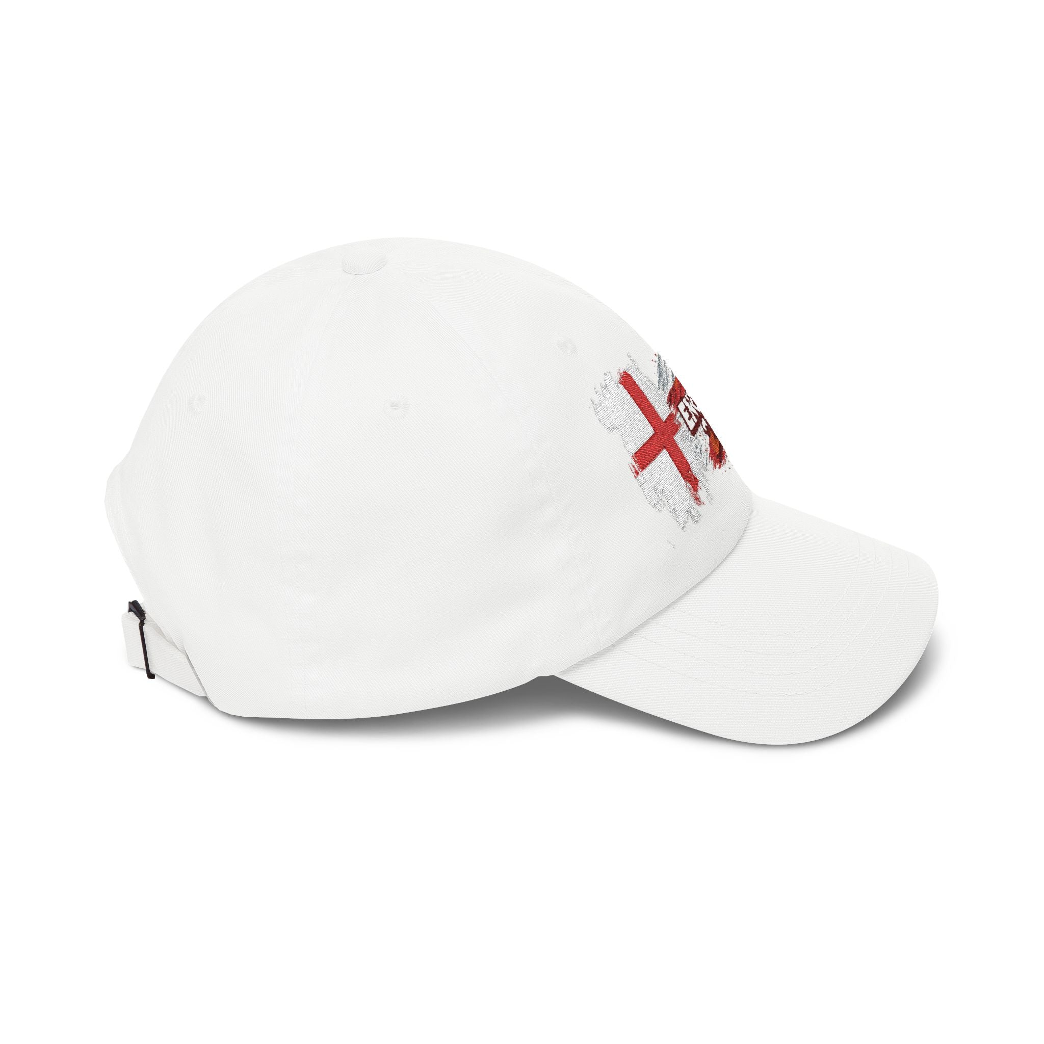 England 2026 Dad Cap — Distressed St. George Flag Baseball Hat