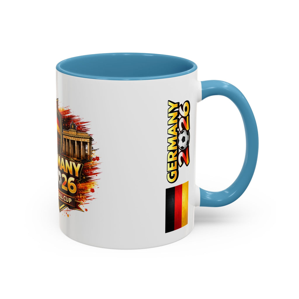 Germany 2026 Football Cup Coffee Mug – Soccer Fan Germany 2026 Accent Mug