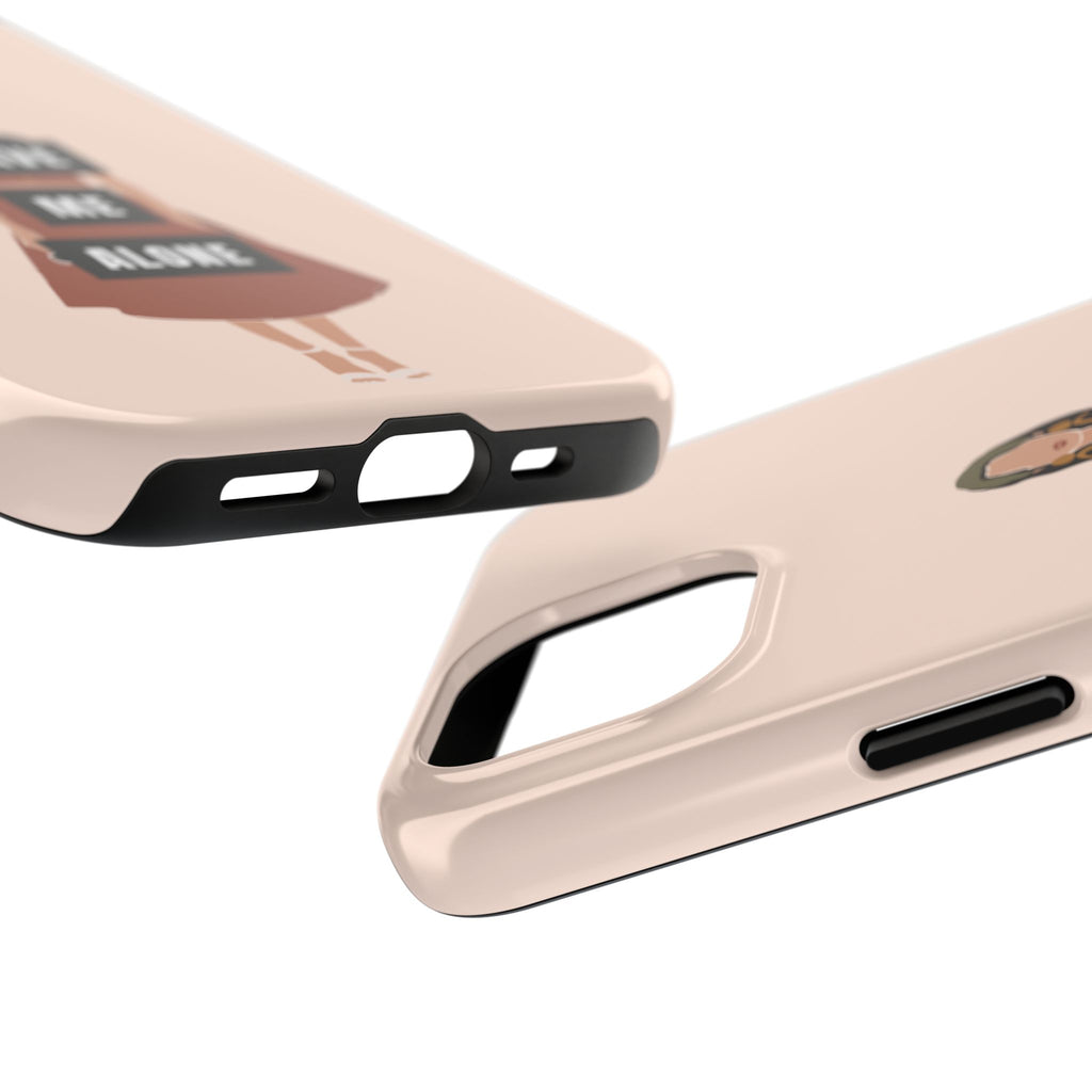 Leave Me Alone Phone Case — Tough Protective iPhone Case with Bold Statement Design