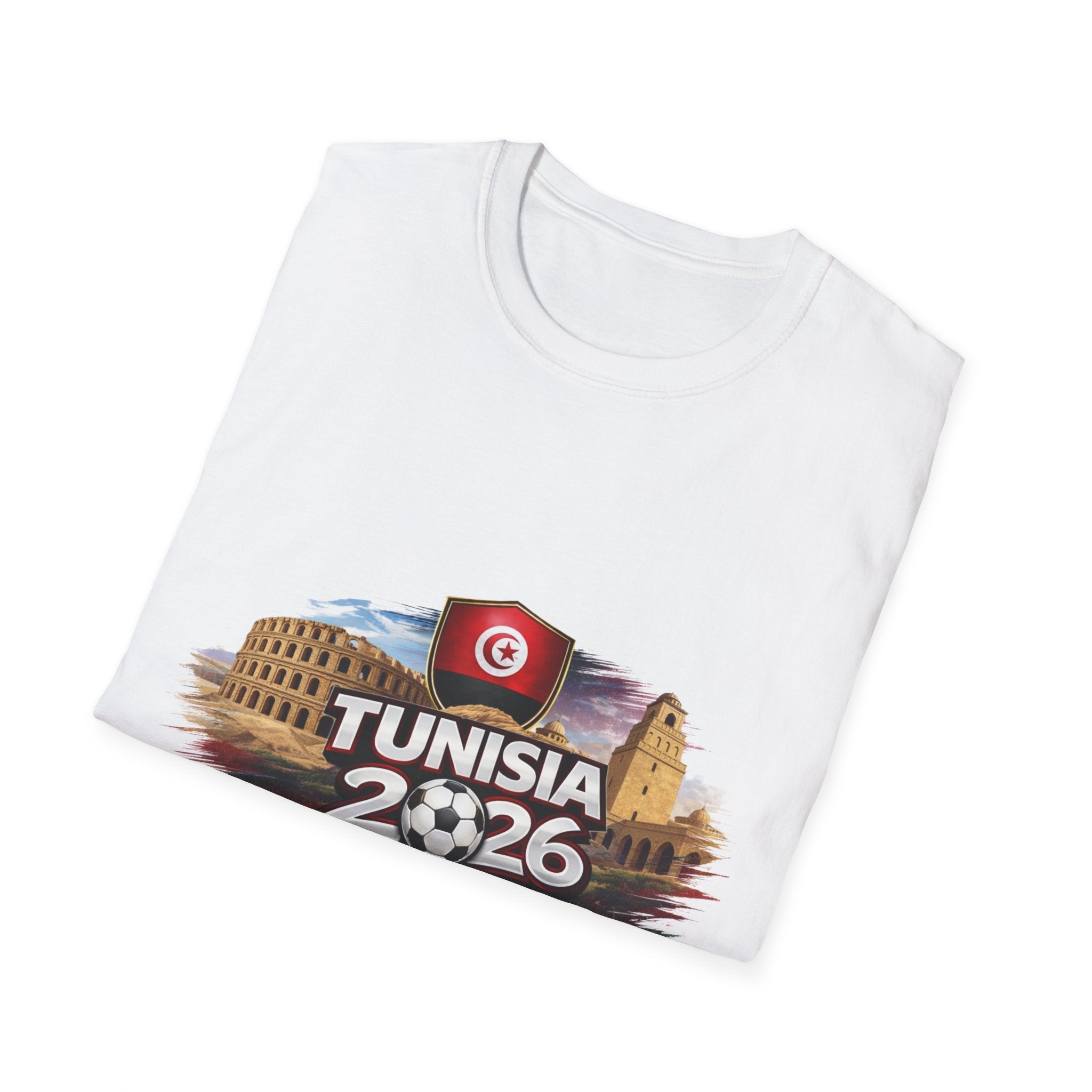 Tunisia 2026 Football T-Shirt — Tunisia Flags Soccer Fan Tee