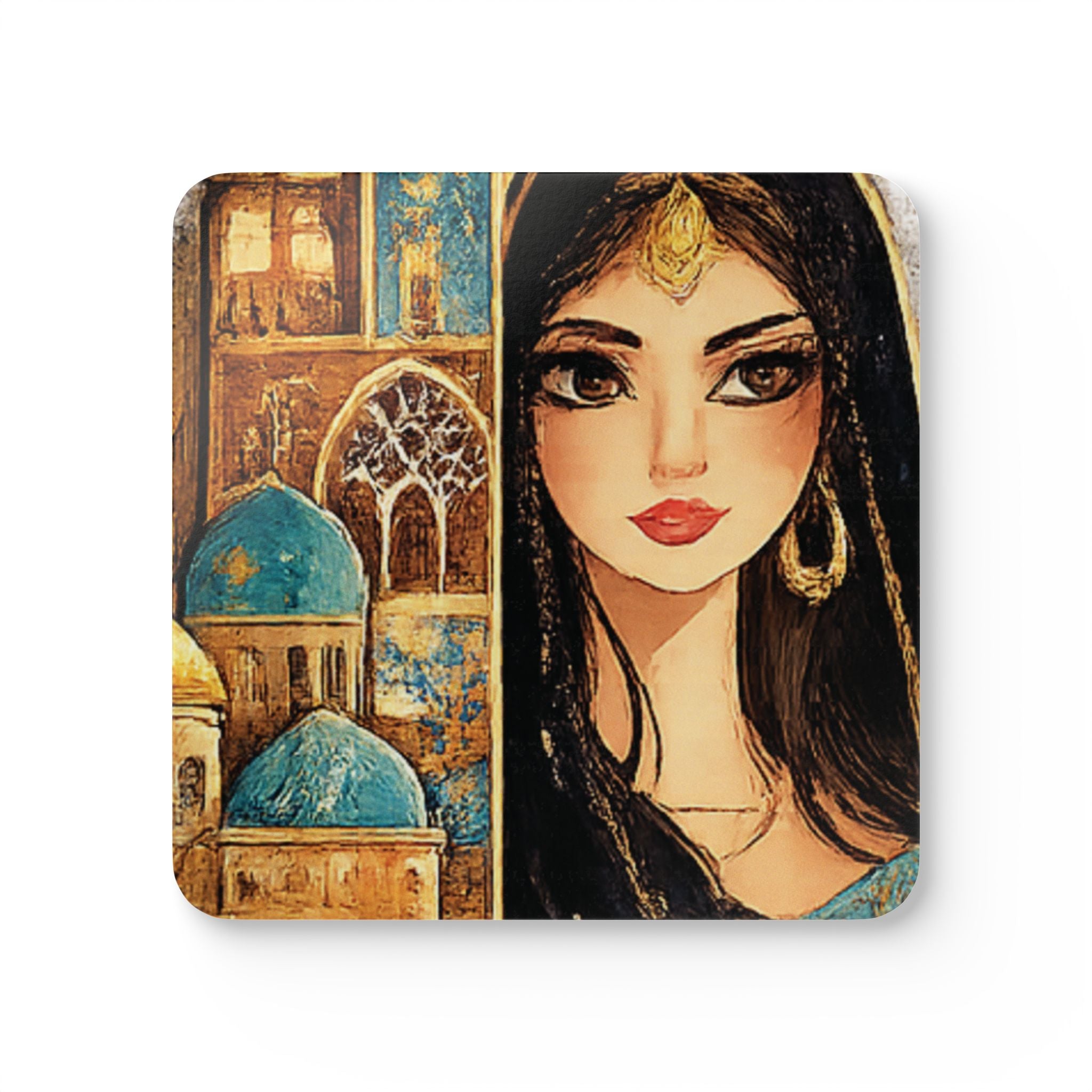 Middle Eastern Princess Art Drink Coasters (4-Pack)