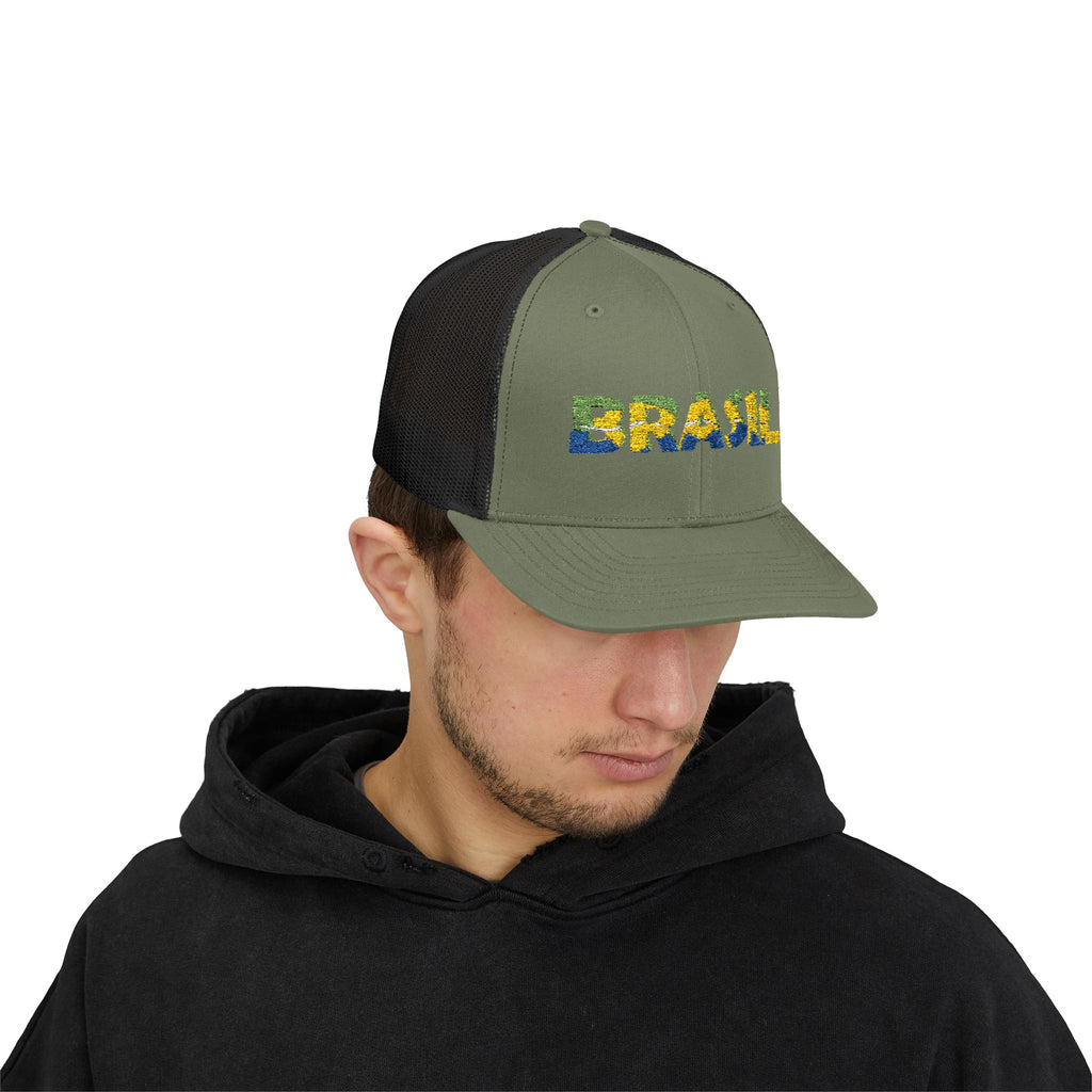 Brazil Floral Trucker Cap