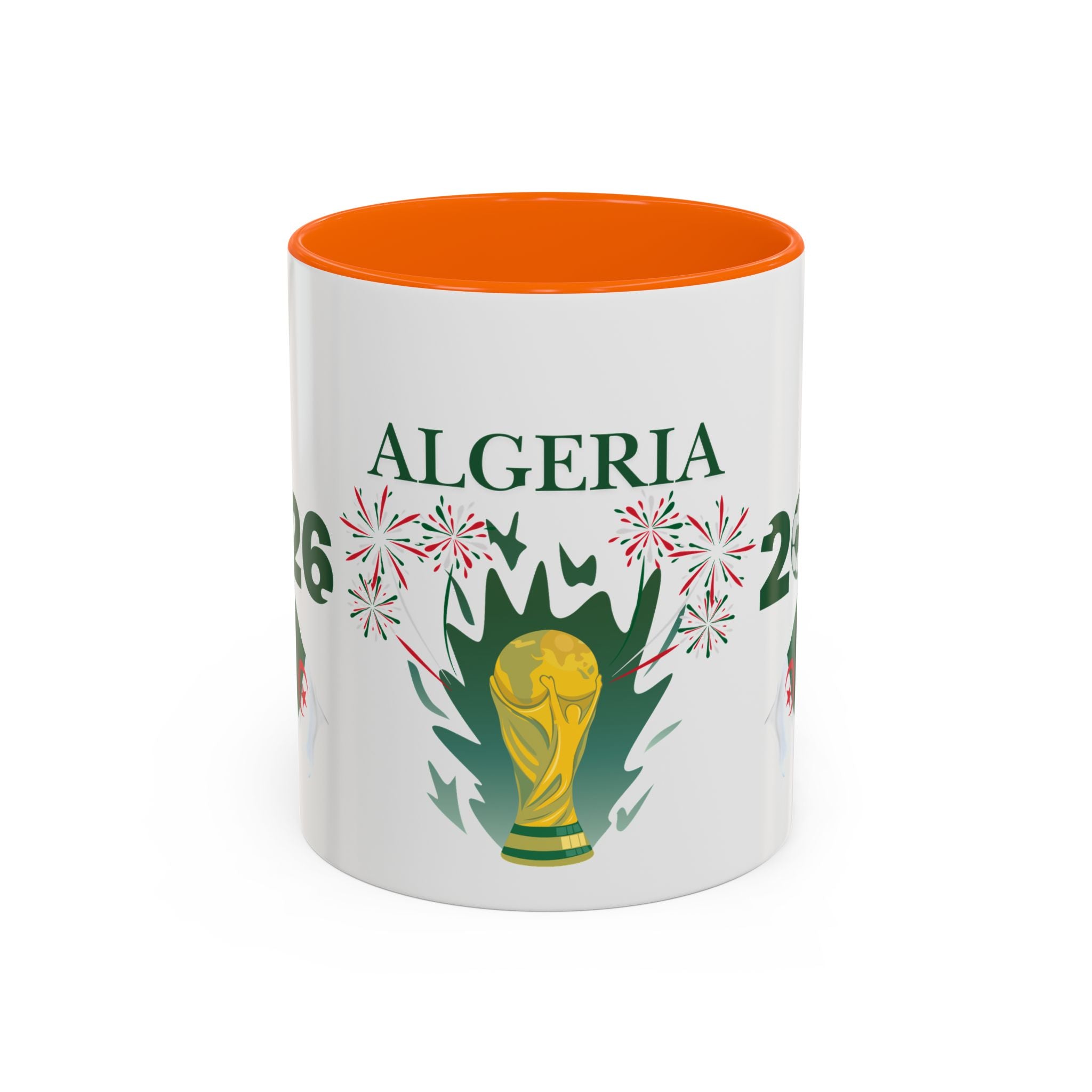Algeria 2026 Cup Coffee Mug - Soccer Fan Accent Mug