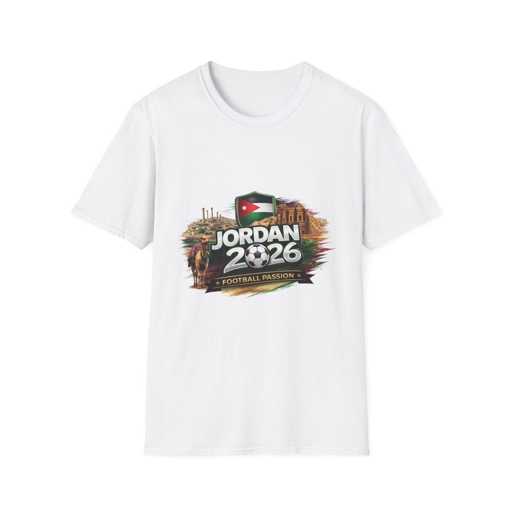 Jordan 2026 Football T-Shirt – Pride of Jordan Map & Flag Tee
