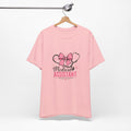 Medical Assistant T‑Shirt — Pink Stethoscope & Bow Nursing Tee