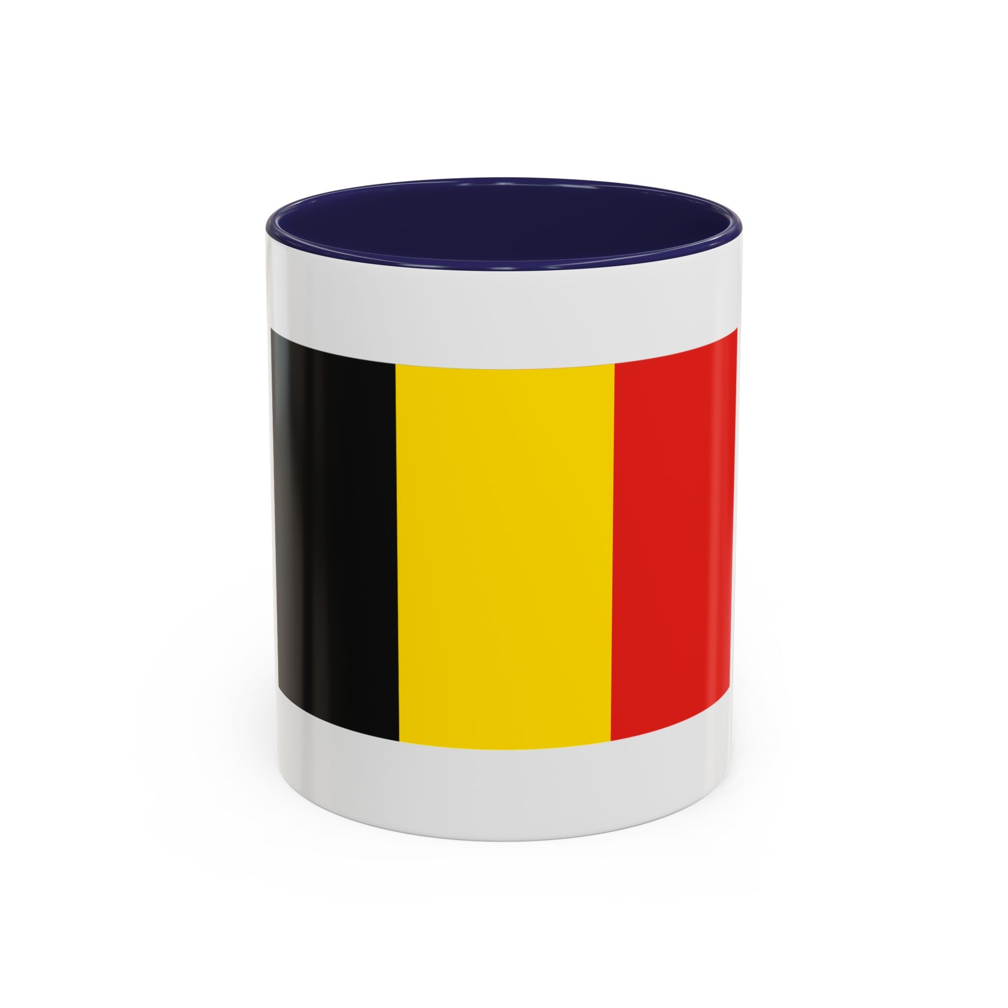 Belgium Flag Accent Coffee Mug — Belgian Pride 11/15oz