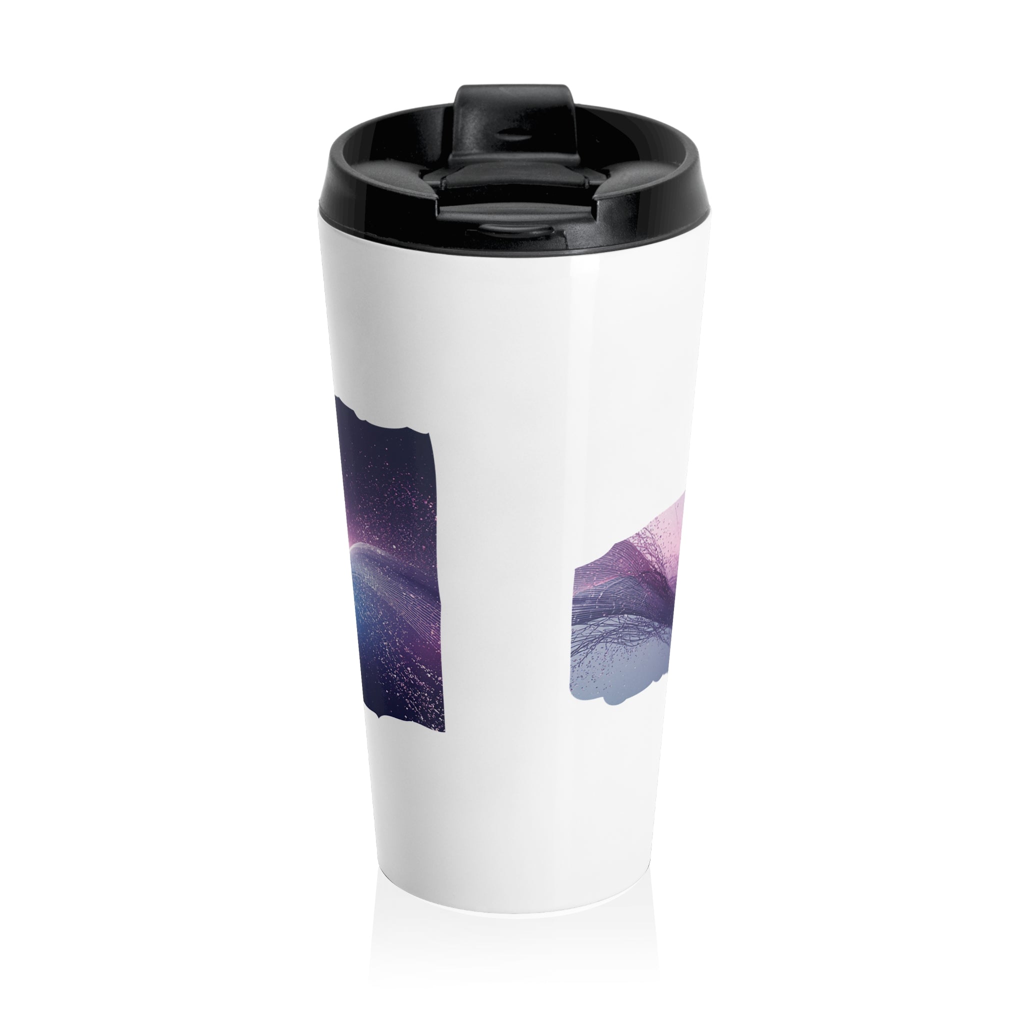 Stainless Steel Travel Mug – "Work in Silence, Let Success" Motivational Office Tumbler