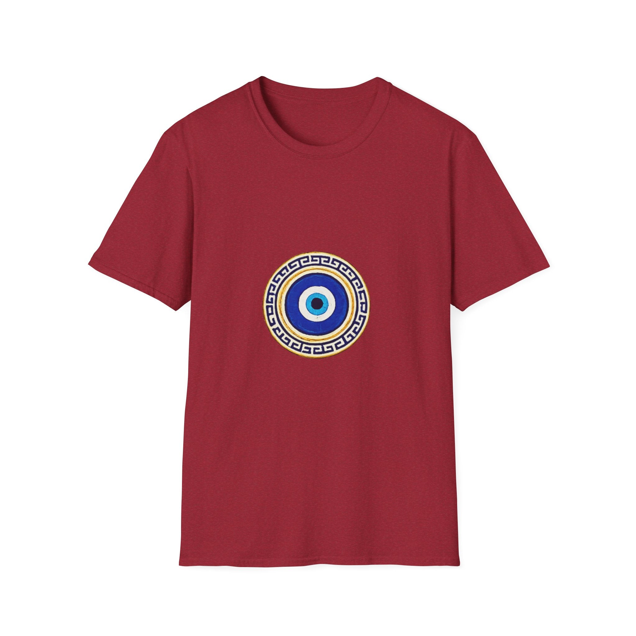 Evil Eye Crescent Lantern T‑Shirt — Protective Nazar Tee with Moon Lantern Design