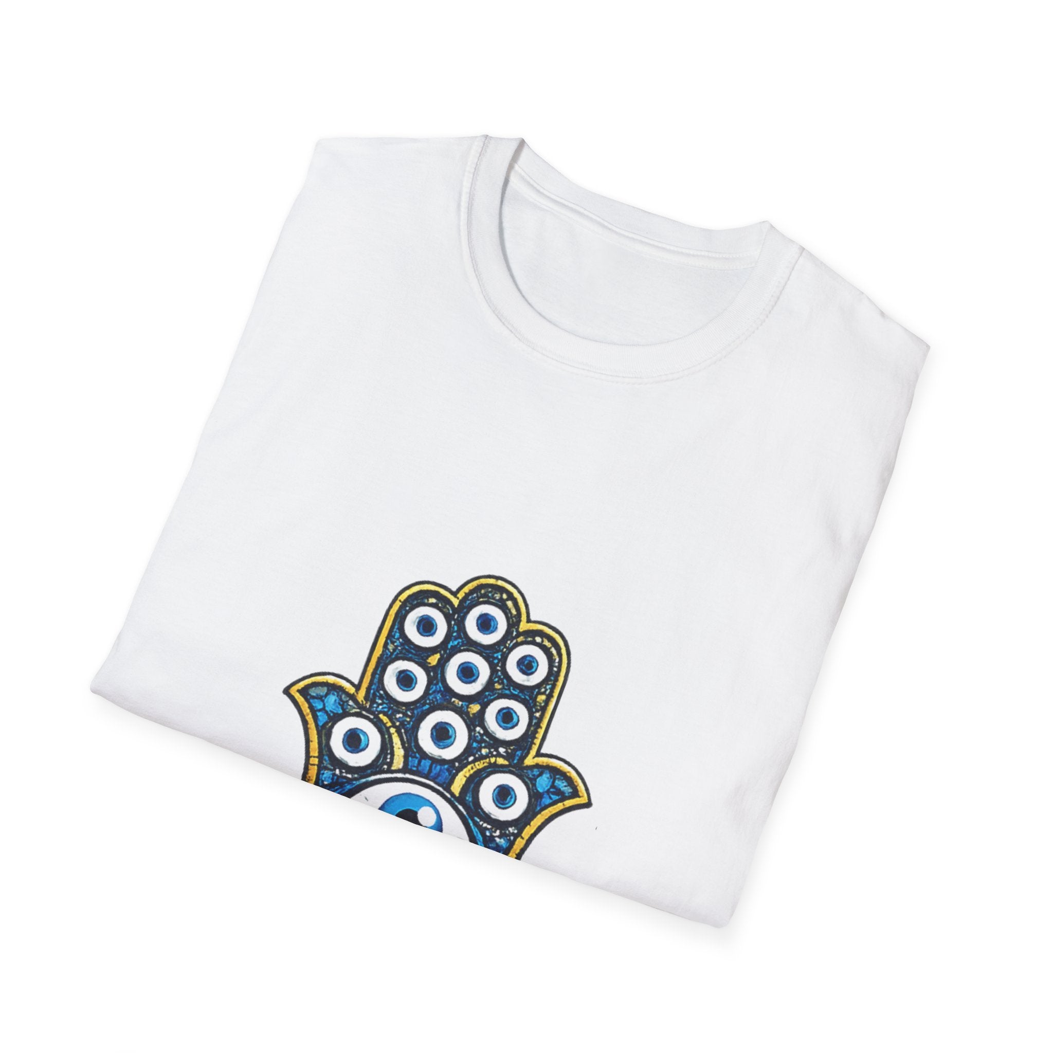 Hamsa Hand Eye T-Shirt — Protective Evil Eye Graphic Tee