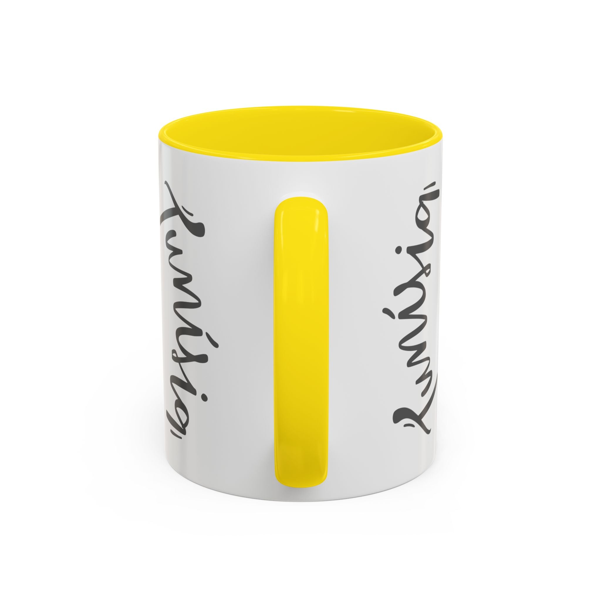 Tunisia Flag Accent Coffee Mug – Red Brushstroke Design (11/15oz)