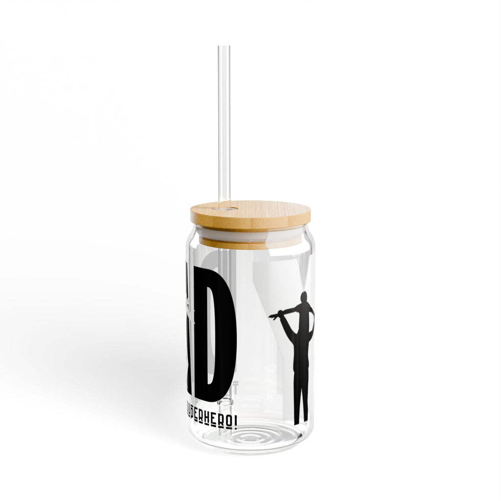 Dad Sipper Glass — 16oz "The Original Superhero" Drink Tumbler