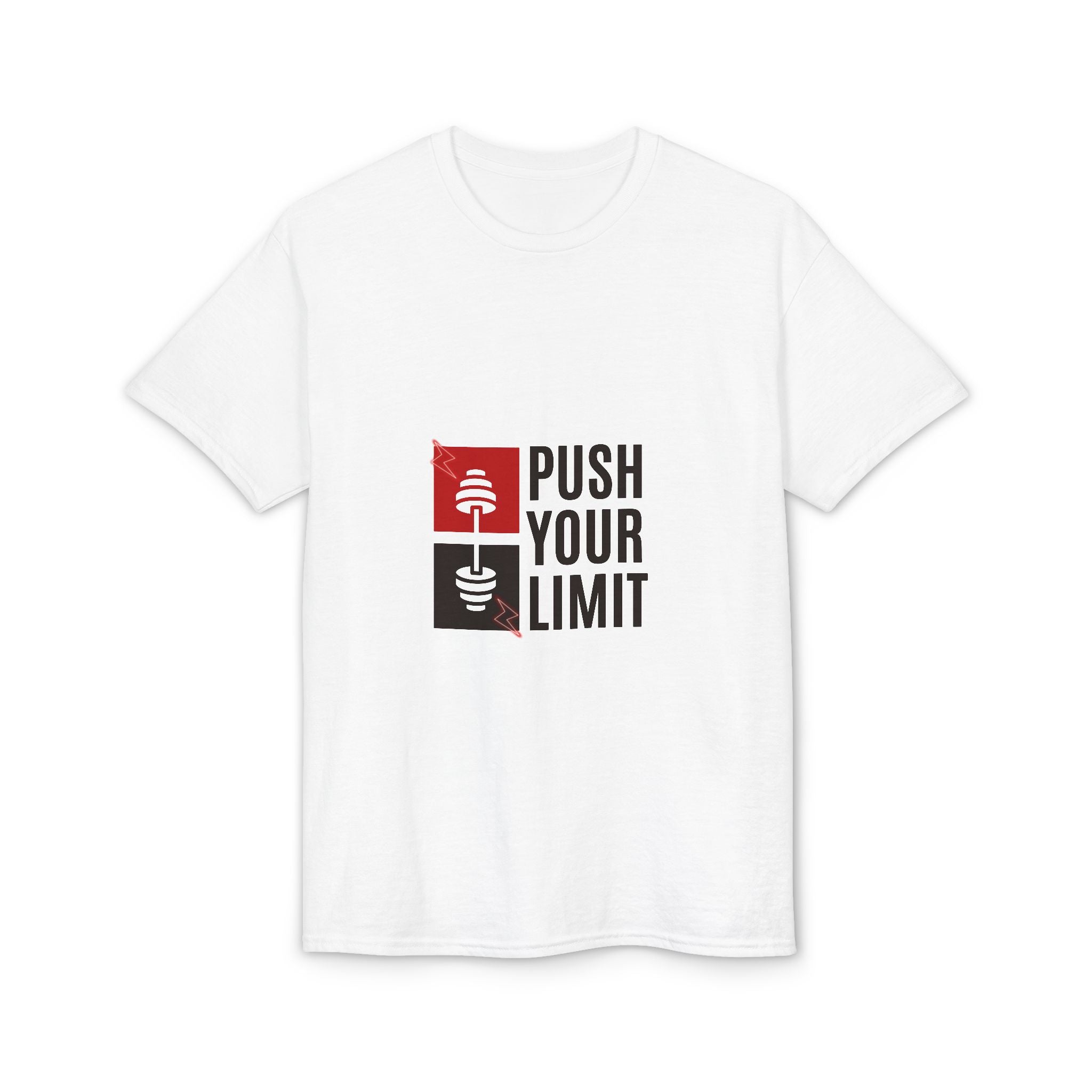 Push Your Limit T-Shirt — Motivational Gym Fitness Tee