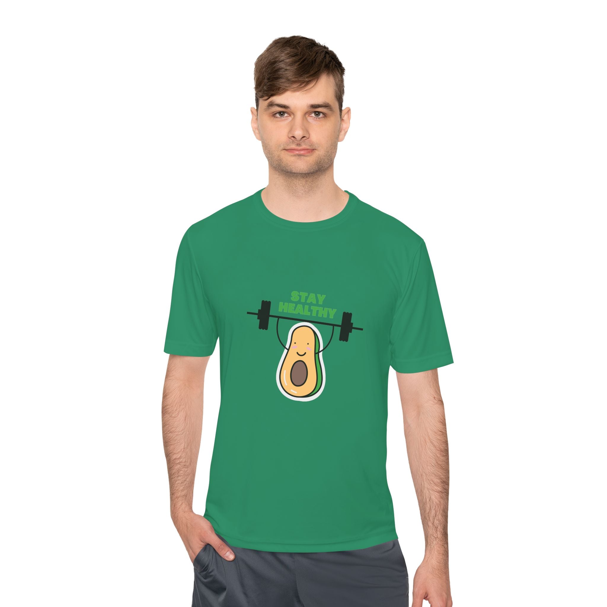 Stay Healthy Avocado Weightlifting Tee