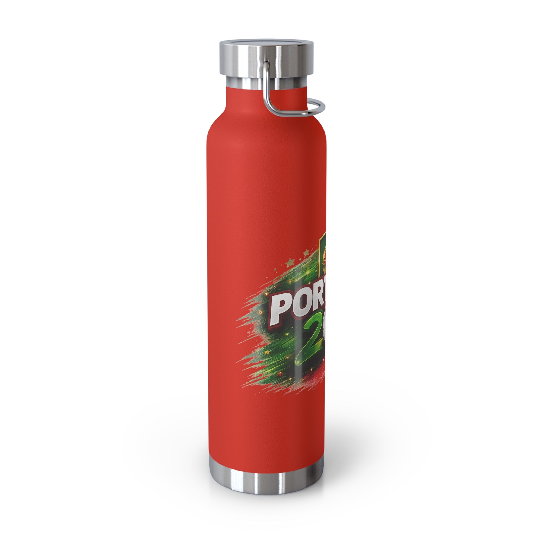 Portugal 2026 Soccer Stainless Bottle — 22oz Insulated Vacuum Tumbler