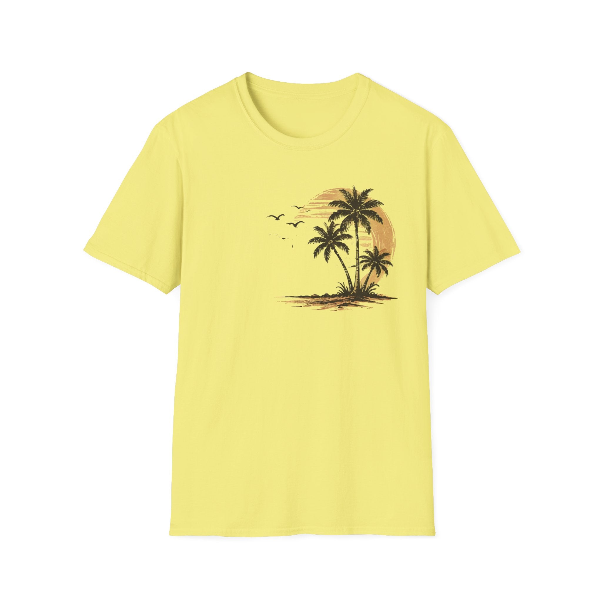 Sunset Palm Beach Uni Sex T-Shirt