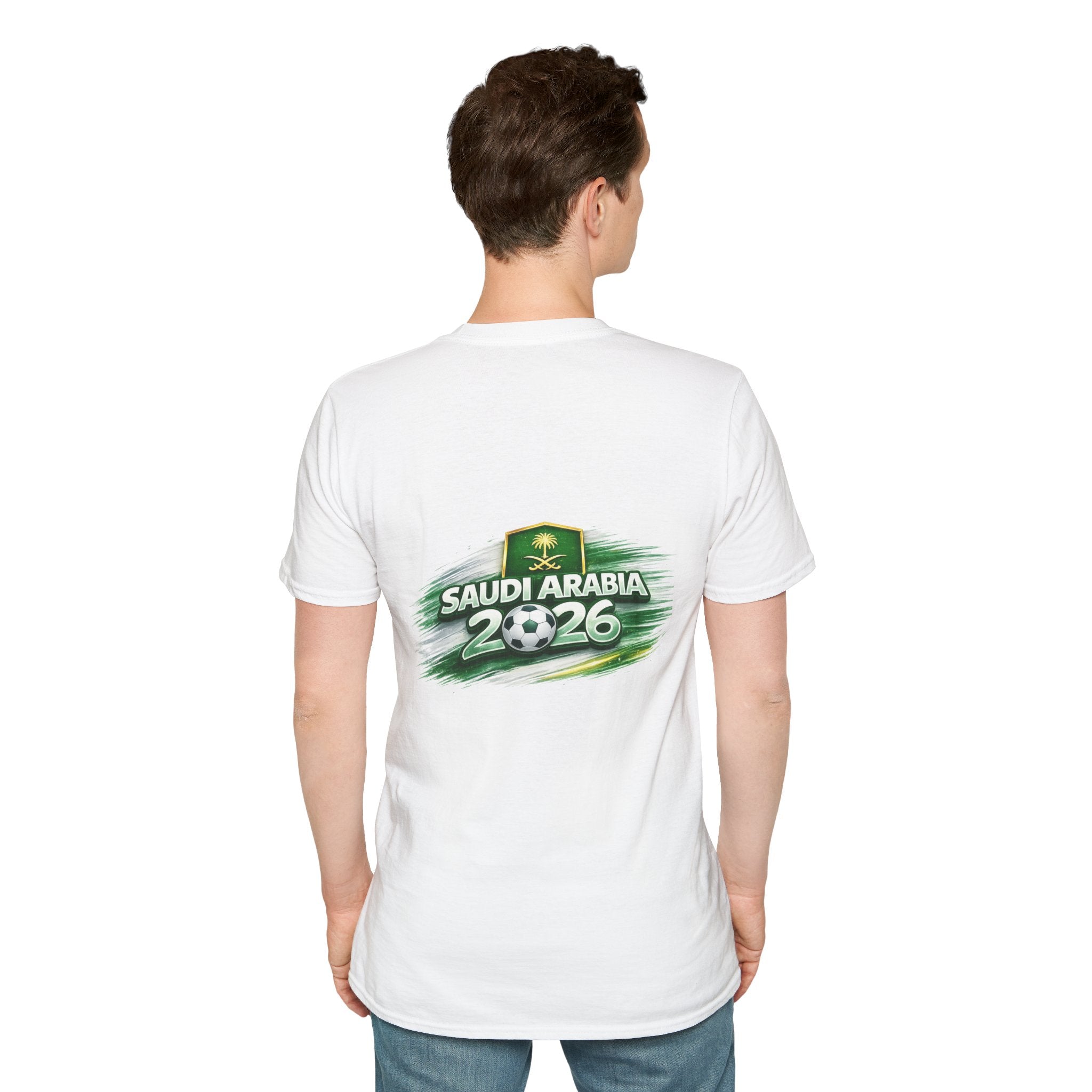 Saudi Arabia 2026 Soccer Fan T-Shirt — Green Flag Design