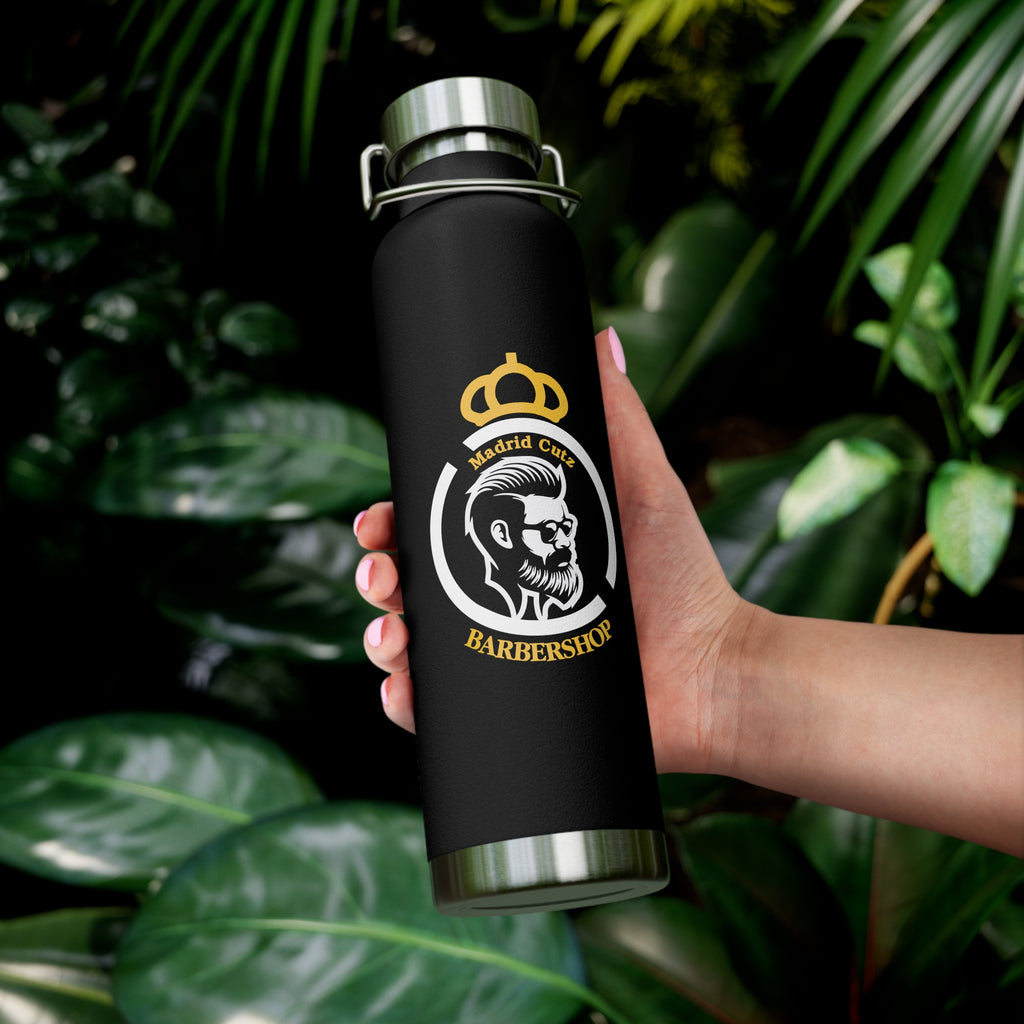 Madrid Cutz Logo Insulated Water Bottle — 22oz Copper Vacuum Flask