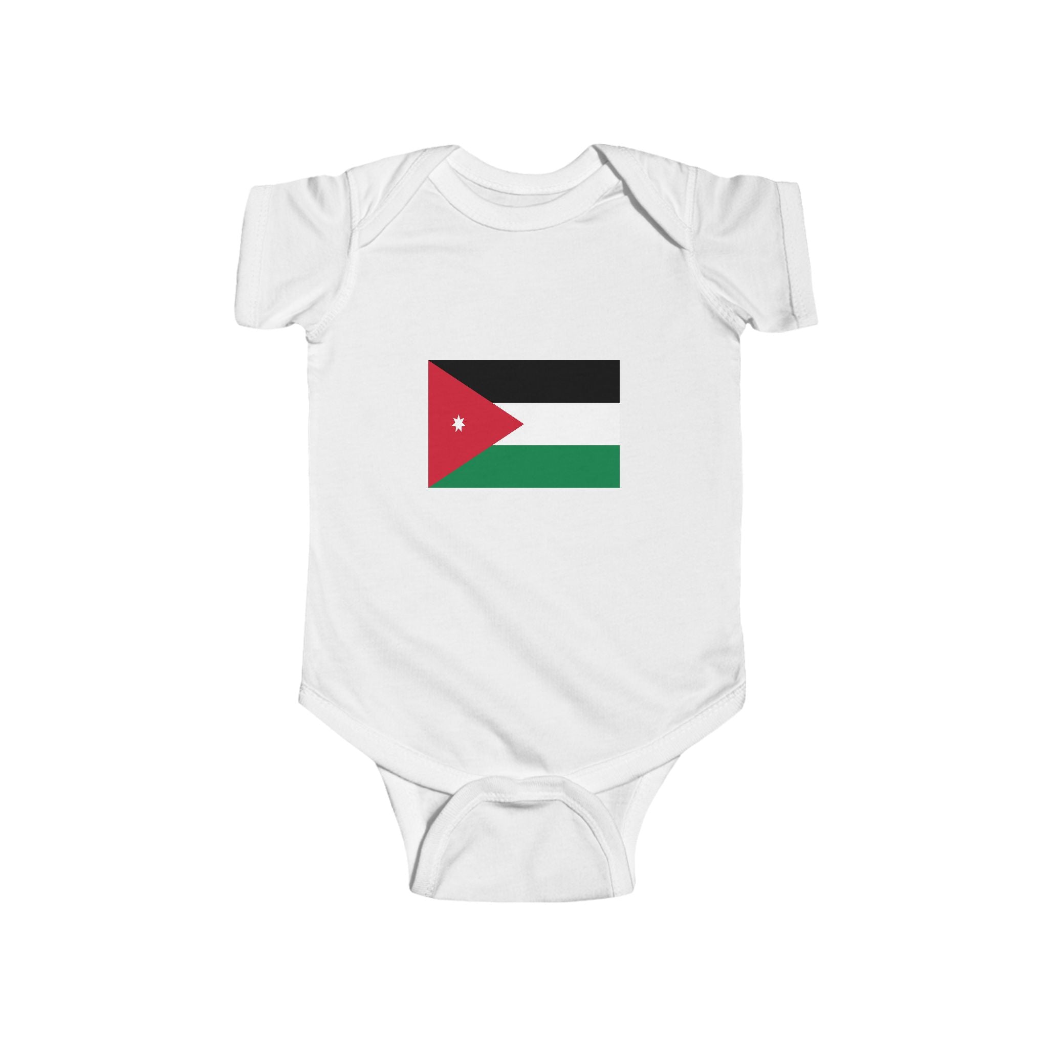 Jordan Flag Infant Bodysuit - Baby Onesie with Jordanian Flag