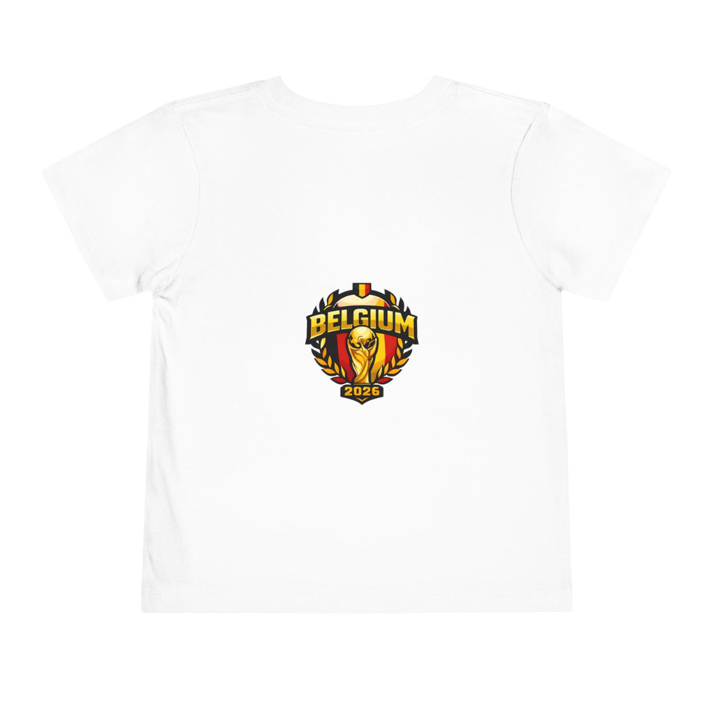 Belgium 2026 Toddler Soccer T-Shirt - Kids Cup Supporter Tee