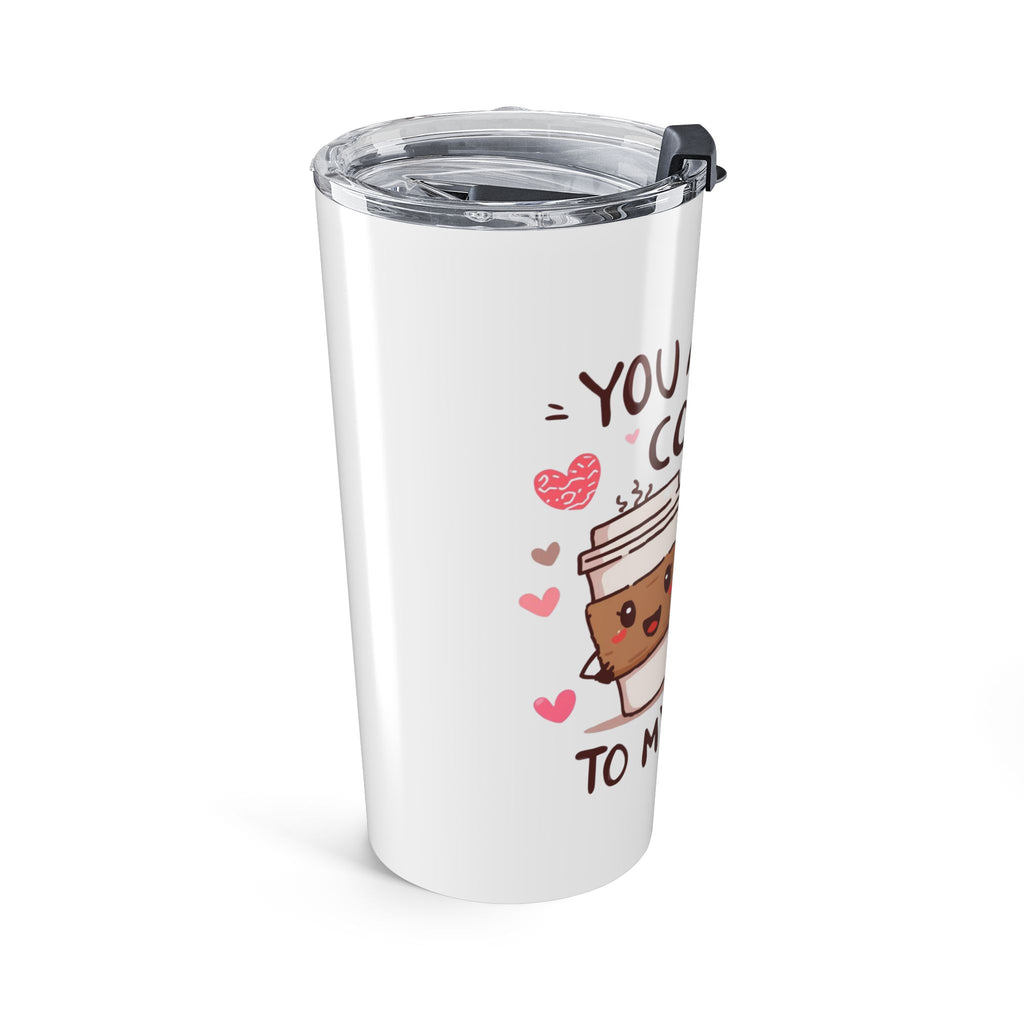 Coffee & Donut 20oz Tumbler — "You Are The Coffee To My Donut" Cute Couple Travel Mug