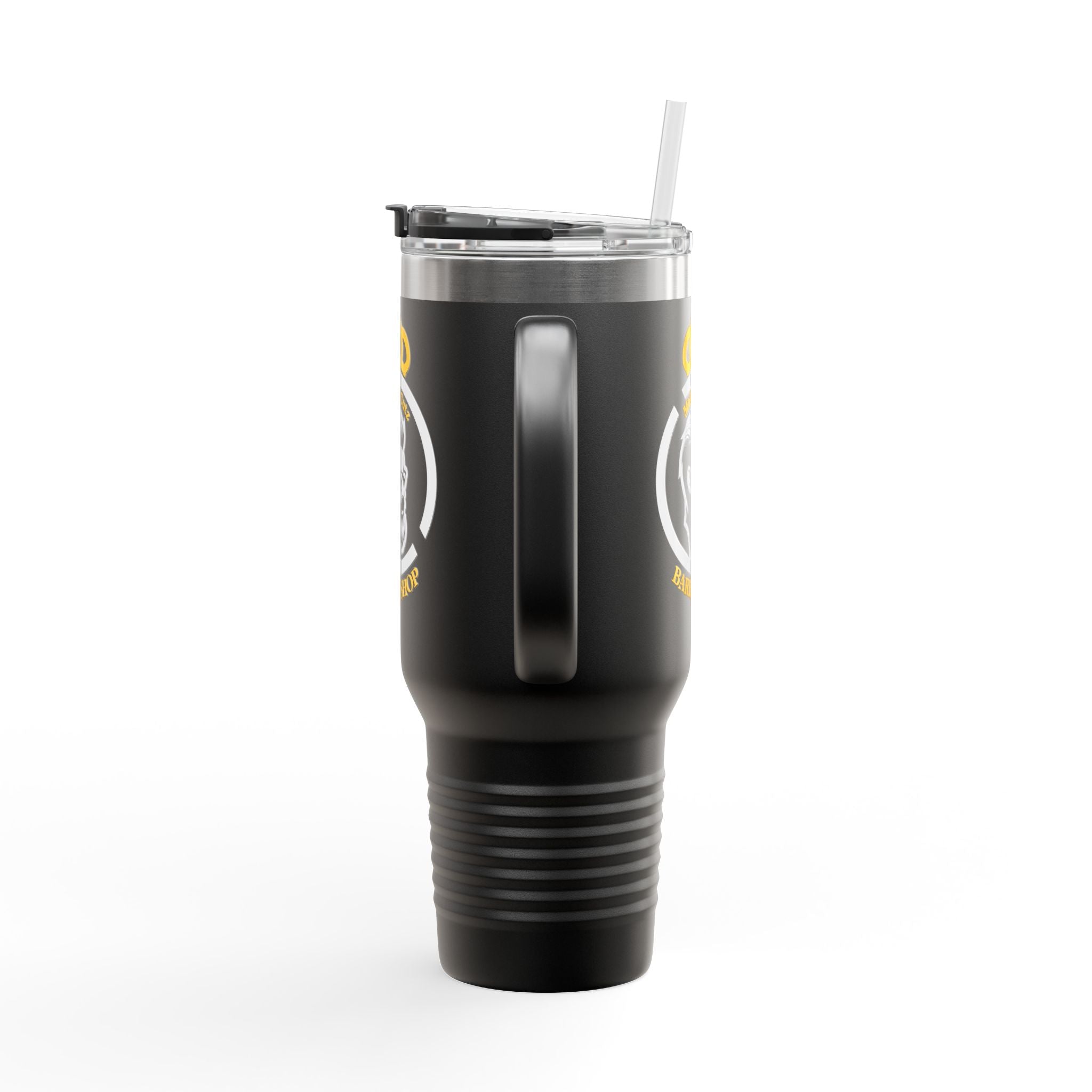 Madrid Cutz Crown Logo Stainless Tumbler with Straw40oz Insulated Travel Mug