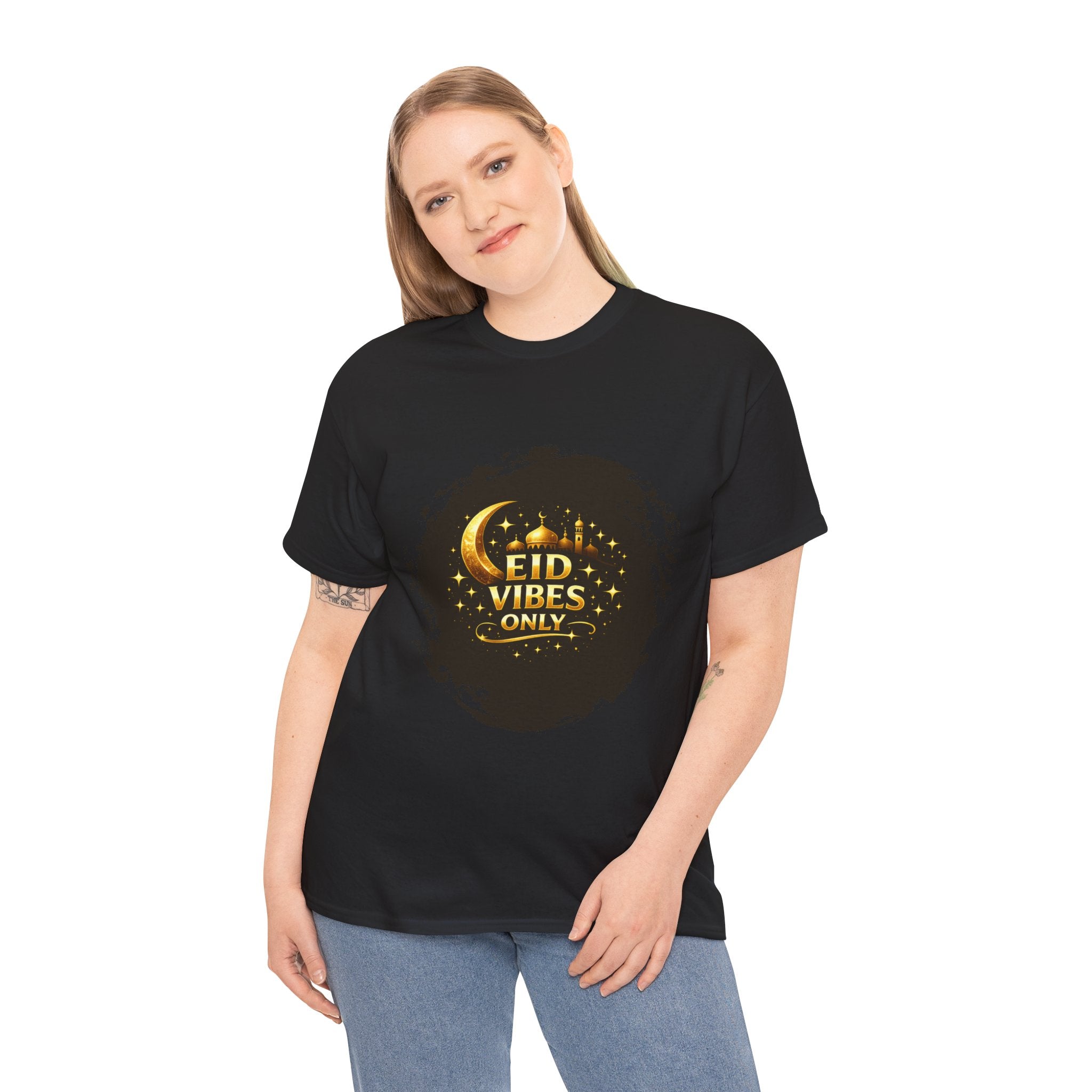 Eid Vibes Tee — Crescent Moon Ramadan Celebration Shirt