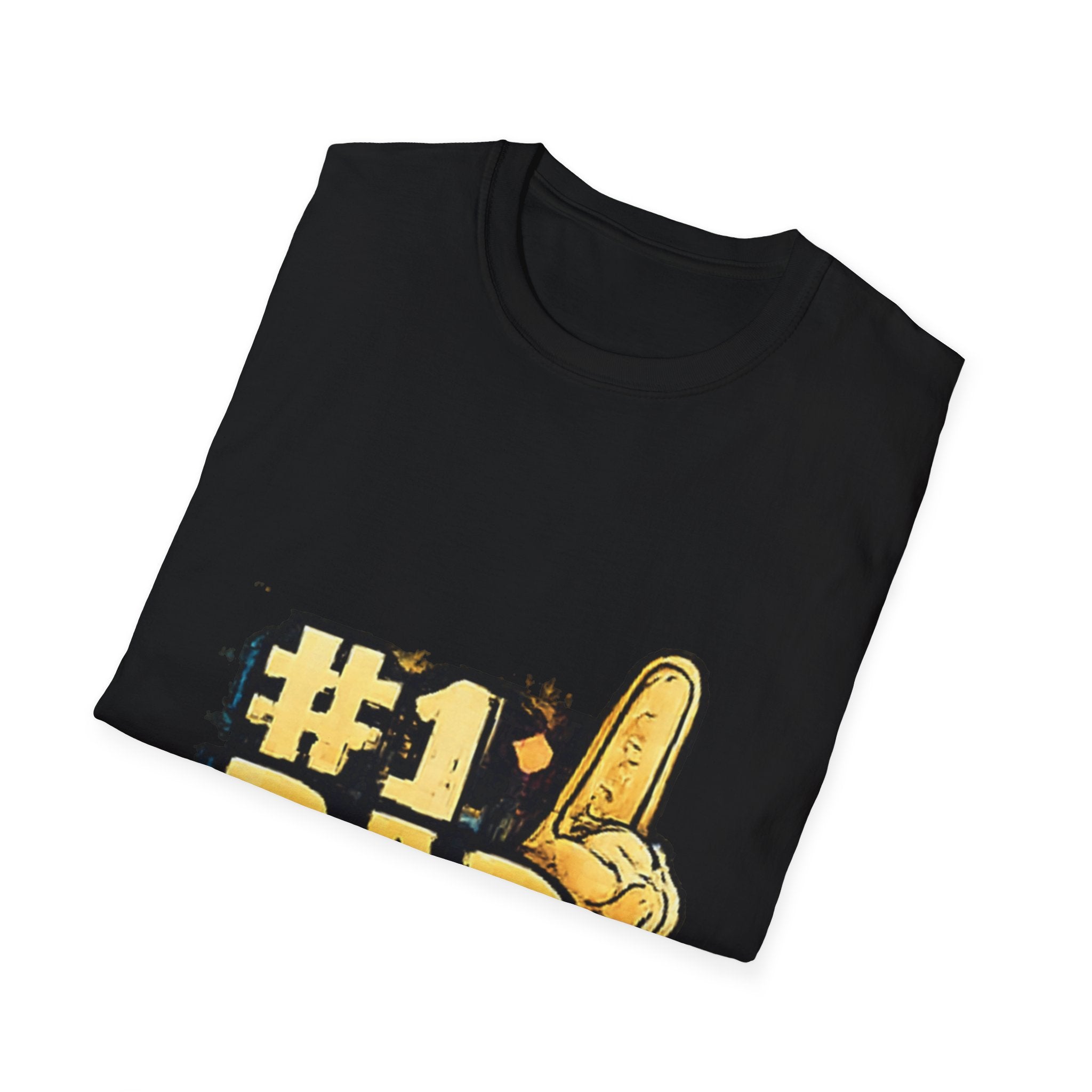 #1 Dad T-Shirt – Foam Finger "#1 DAD" Father's Day Tee