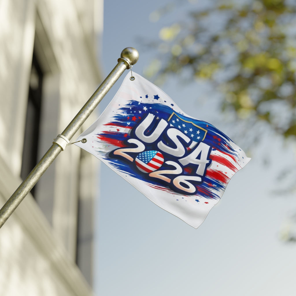 USA 2026 Double-Sided Patriotic Flag – American Stars & Stripes Celebration