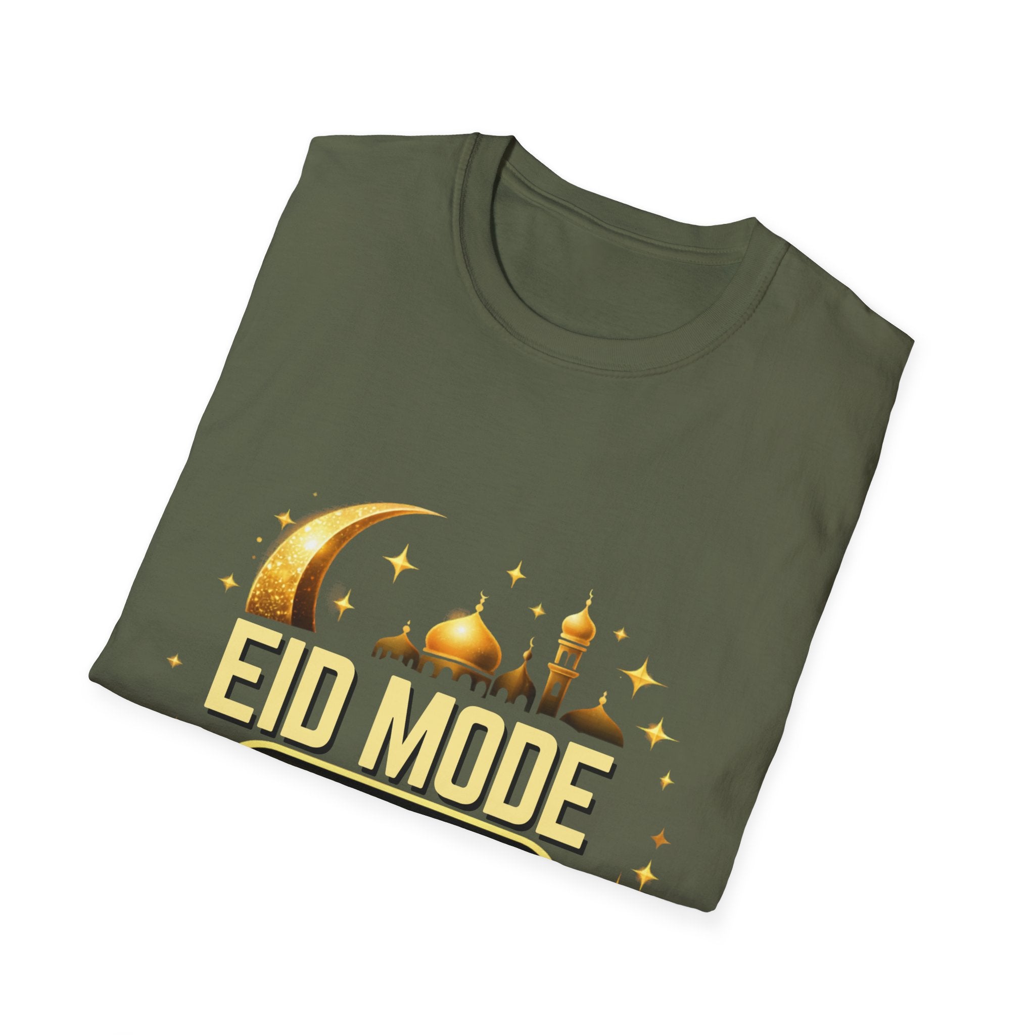 Eid Mode On T-Shirt — Festive Ramadan & Eid Celebration Tee
