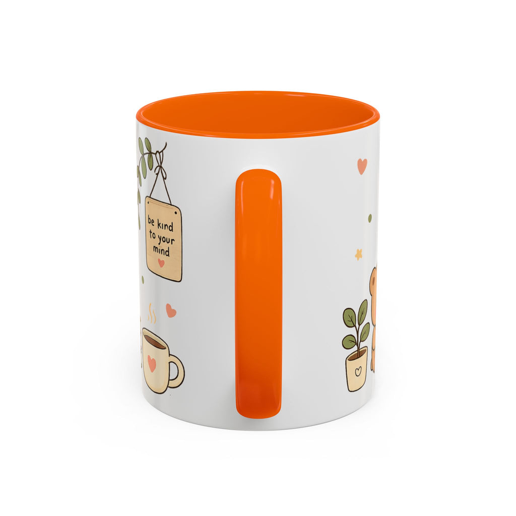 Inspirational Accent Coffee Mug — "Good Things Take Time" Motivational Ceramic Mug