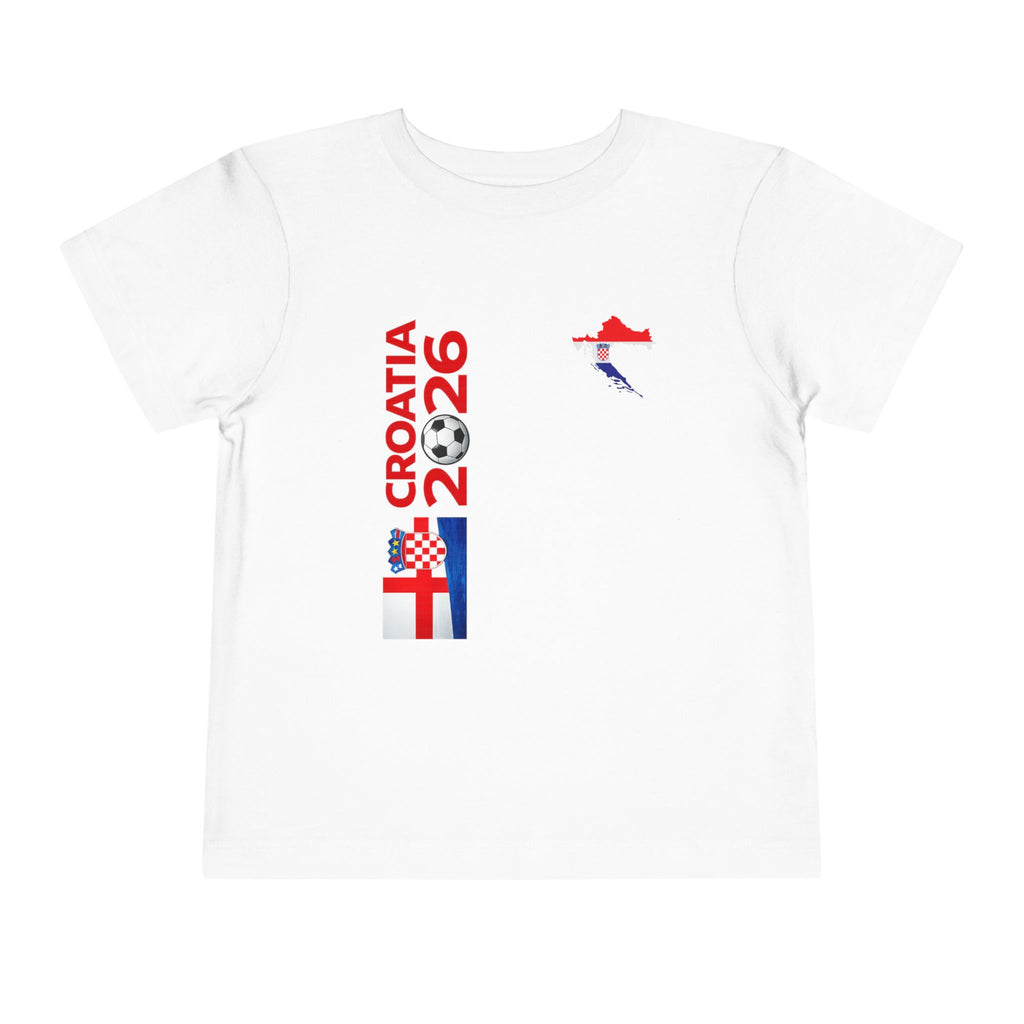 Croatia 2026 Toddler Tee – Cup Inspired Soccer Design