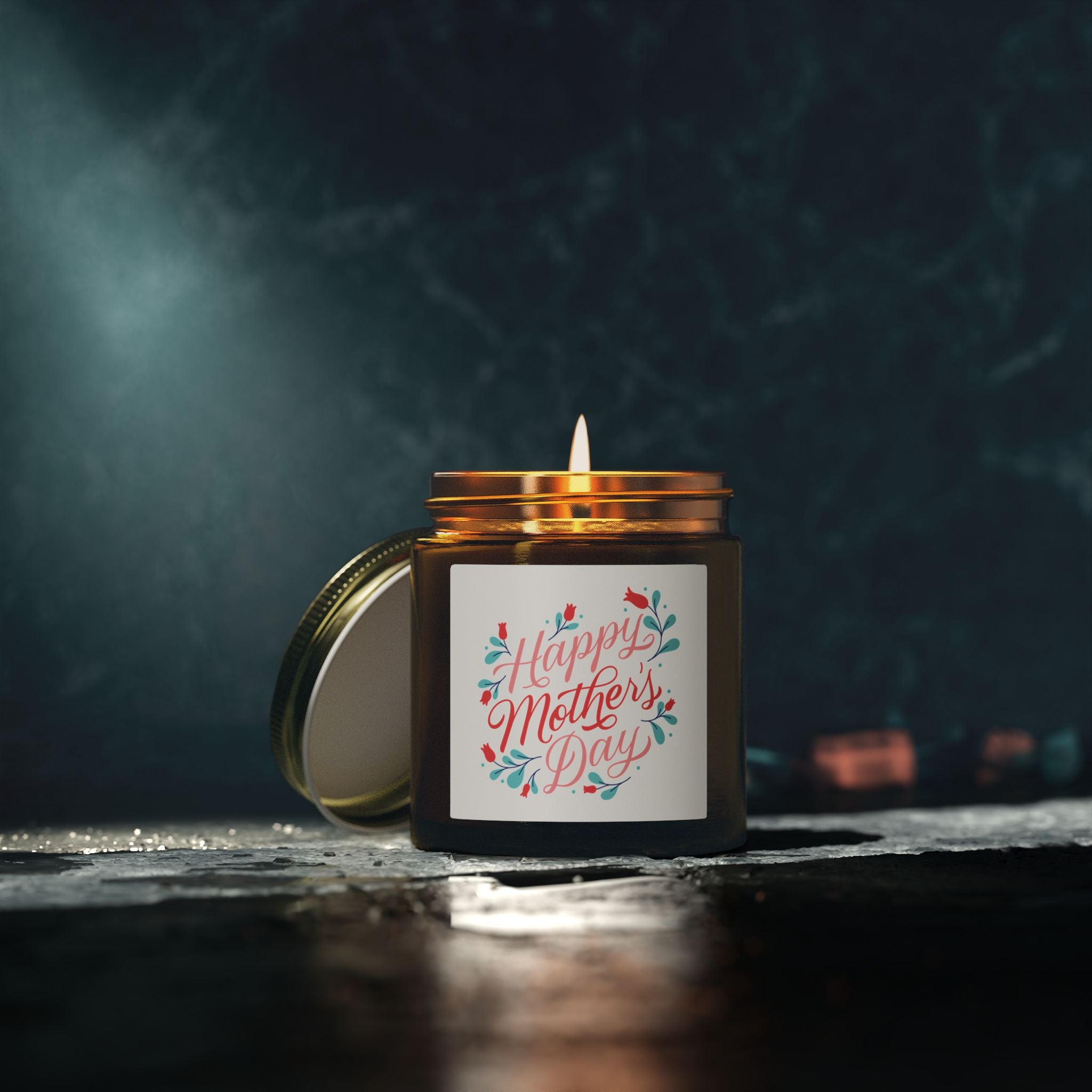 Mother's Day Scented Candle — Coconut Apricot Wax (4oz & 9oz)