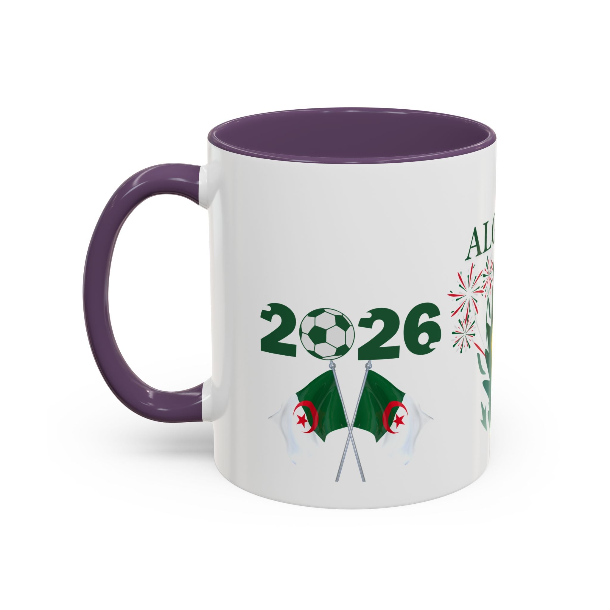 Algeria 2026 Cup Coffee Mug - Soccer Fan Accent Mug