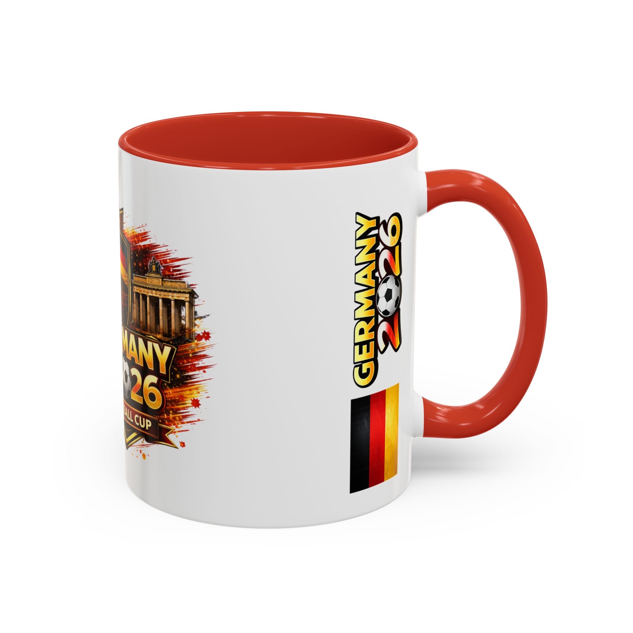 Germany 2026 Football Cup Coffee Mug – Soccer Fan Germany 2026 Accent Mug