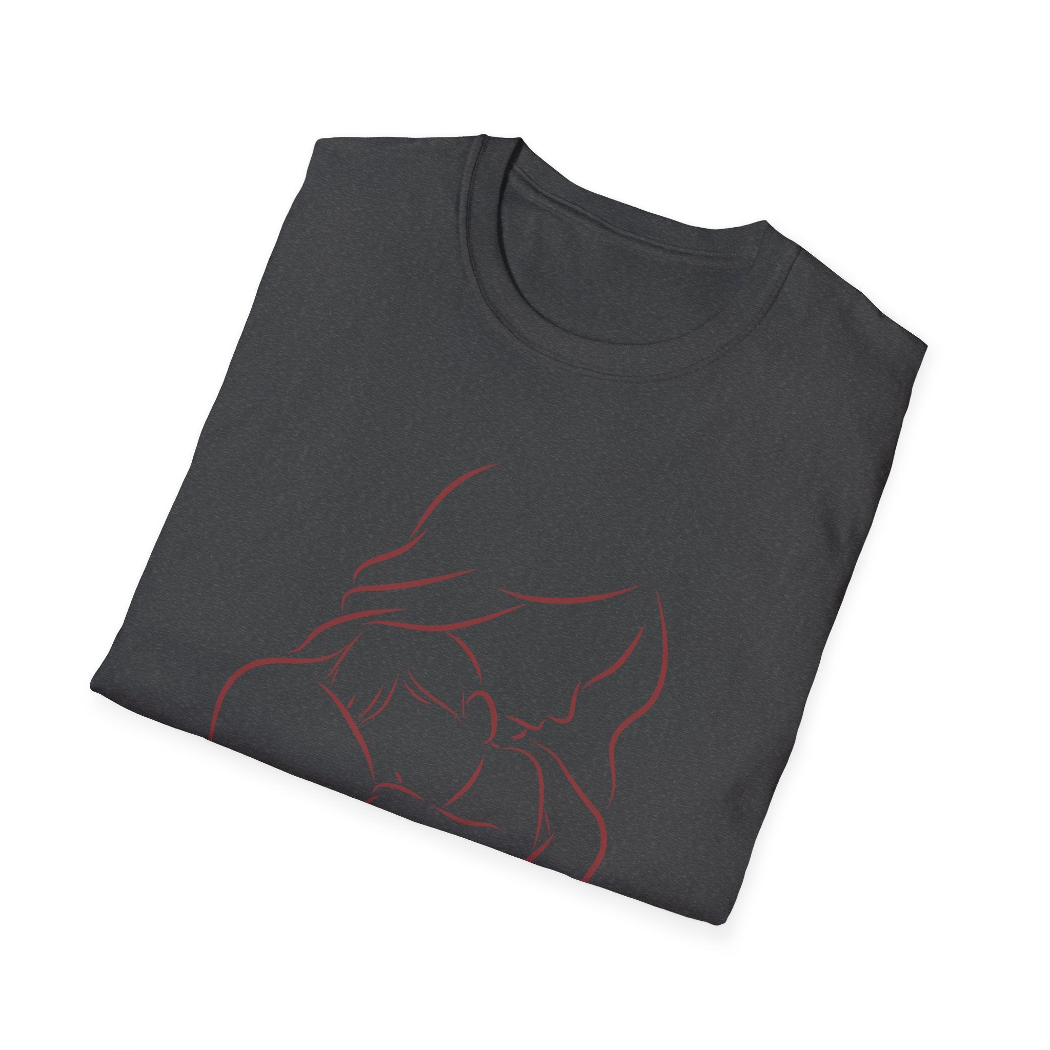 Mother's Day T-Shirt — Minimal Mom and Baby Line Art with "Happy Mother's Day"