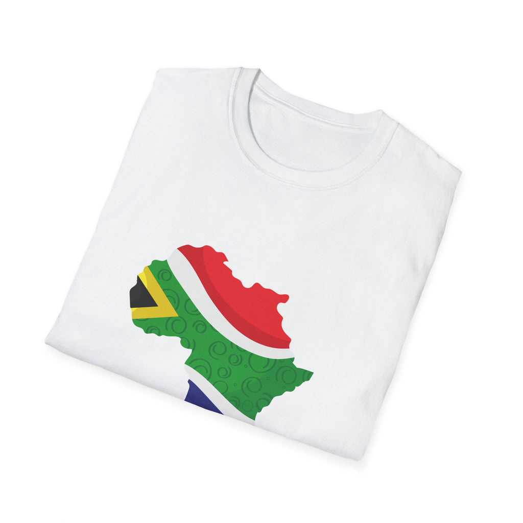 South Africa 2026 Football Trophy T-Shirt — Map & Fans Cup Souvenir