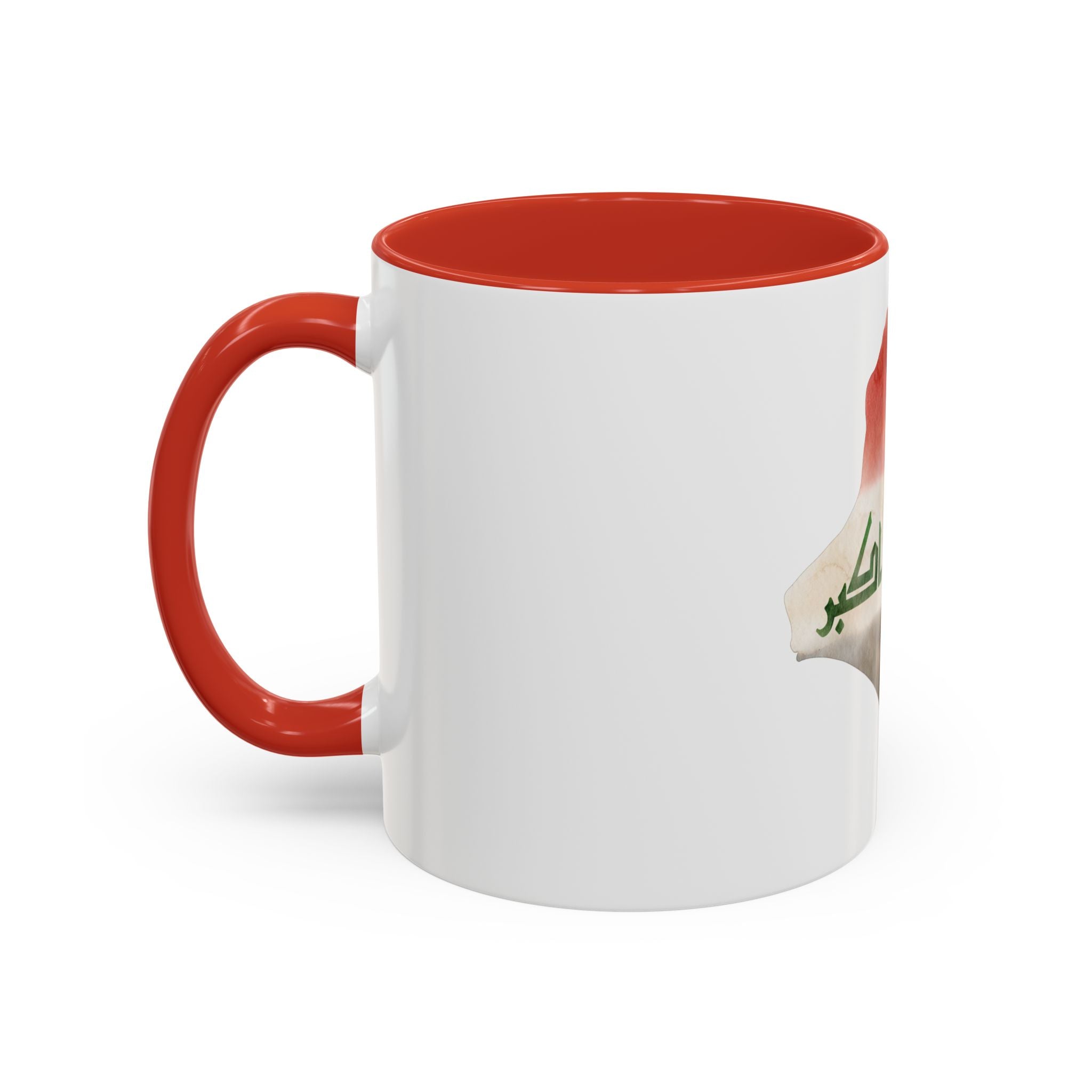 Iraq Flag Map Coffee Mug – Watercolor Baghdad Pride Accent Mug (11/15oz)