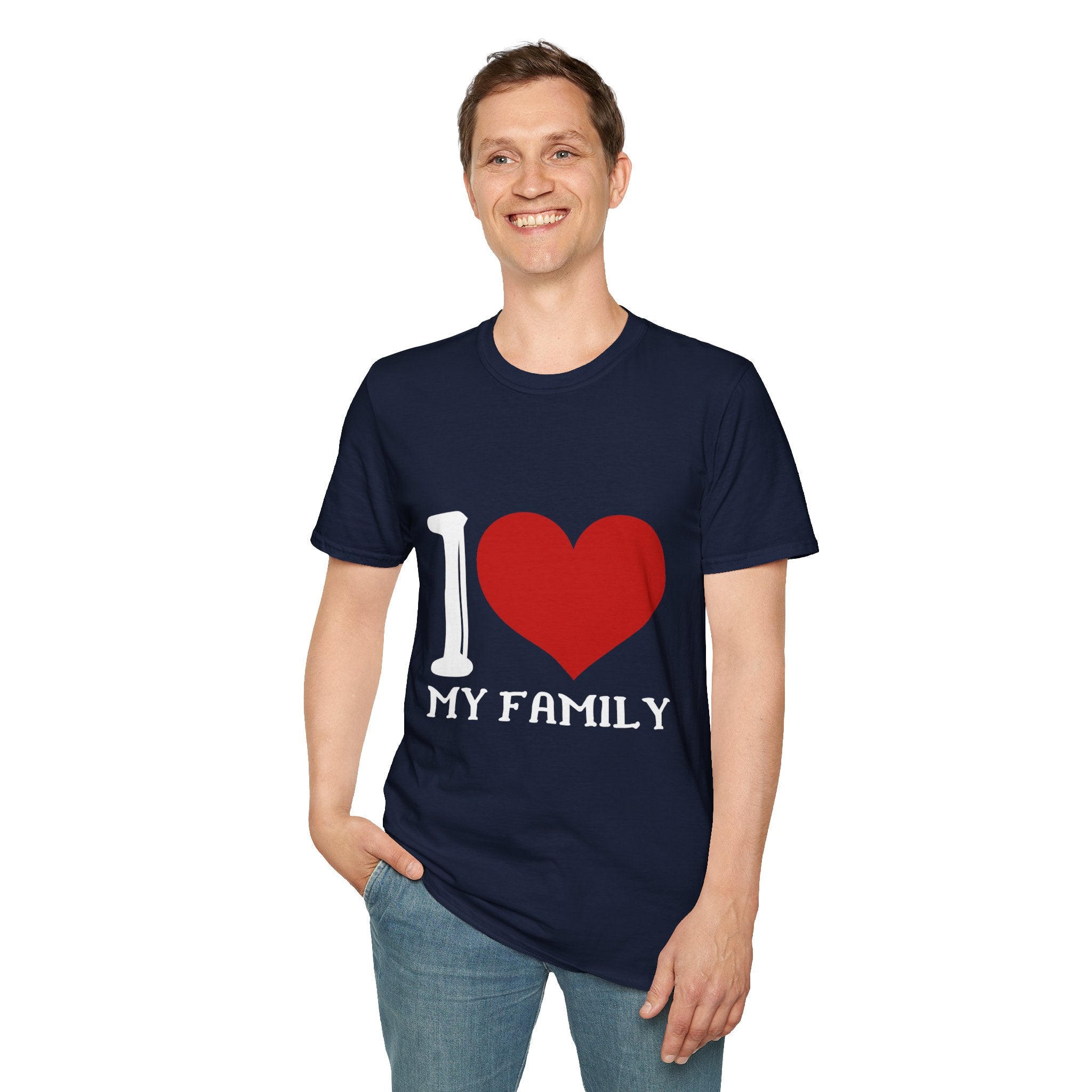I  My Family T-Shirt — Family Love Tee for Parents & Kids