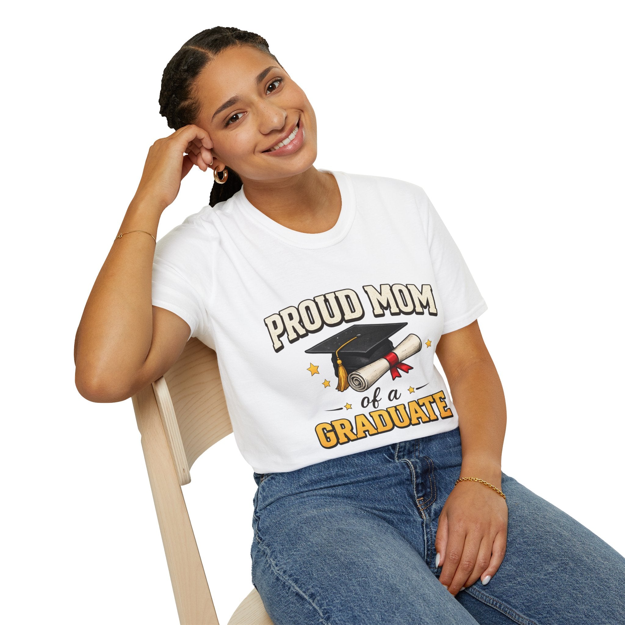 Proud Mom of a Graduate T-Shirt — Graduation Shirt for Mom